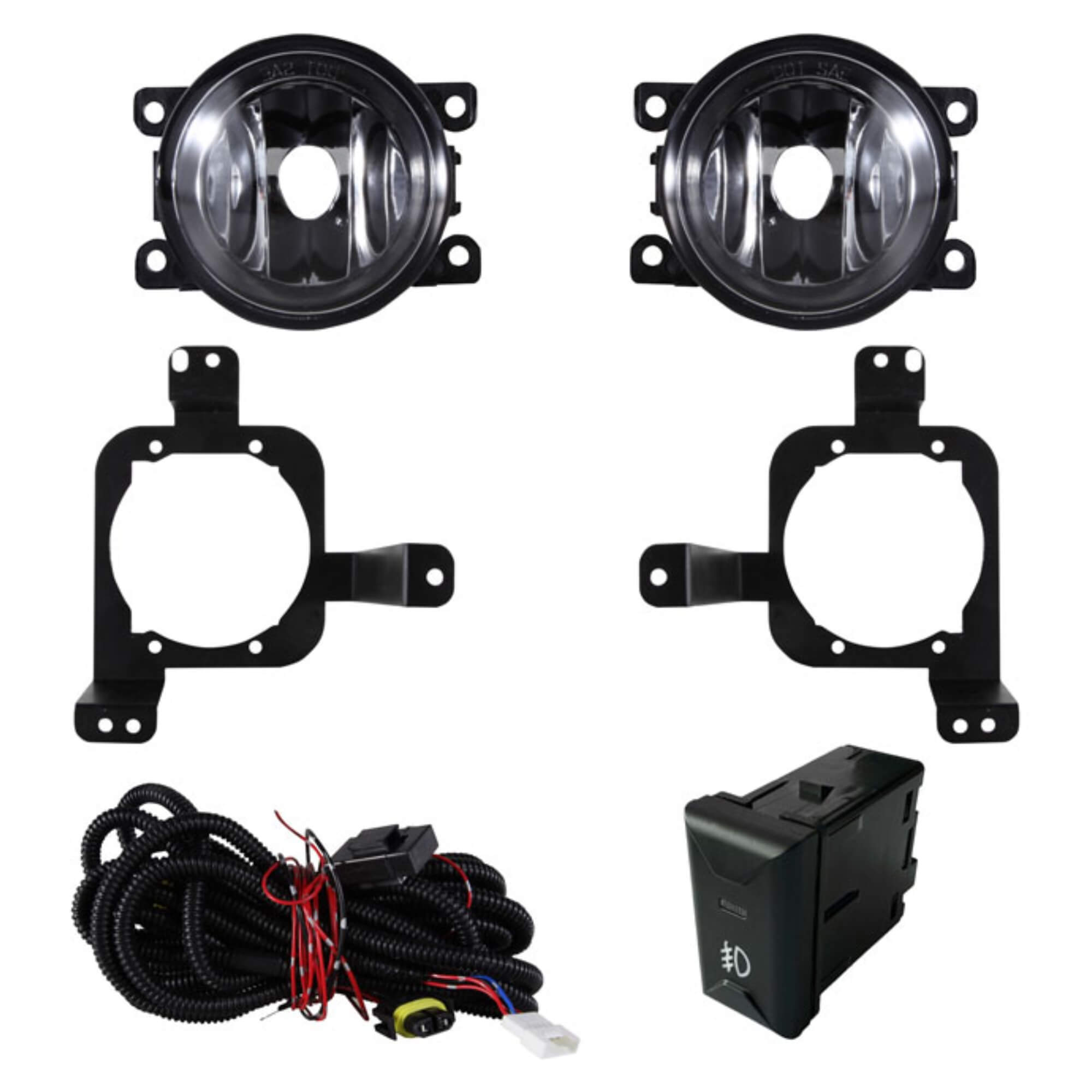 Kit Farol de Milha Citroen C3 Aircross A partir de 2024 Botão Mod Original Shocklight - SL-060610