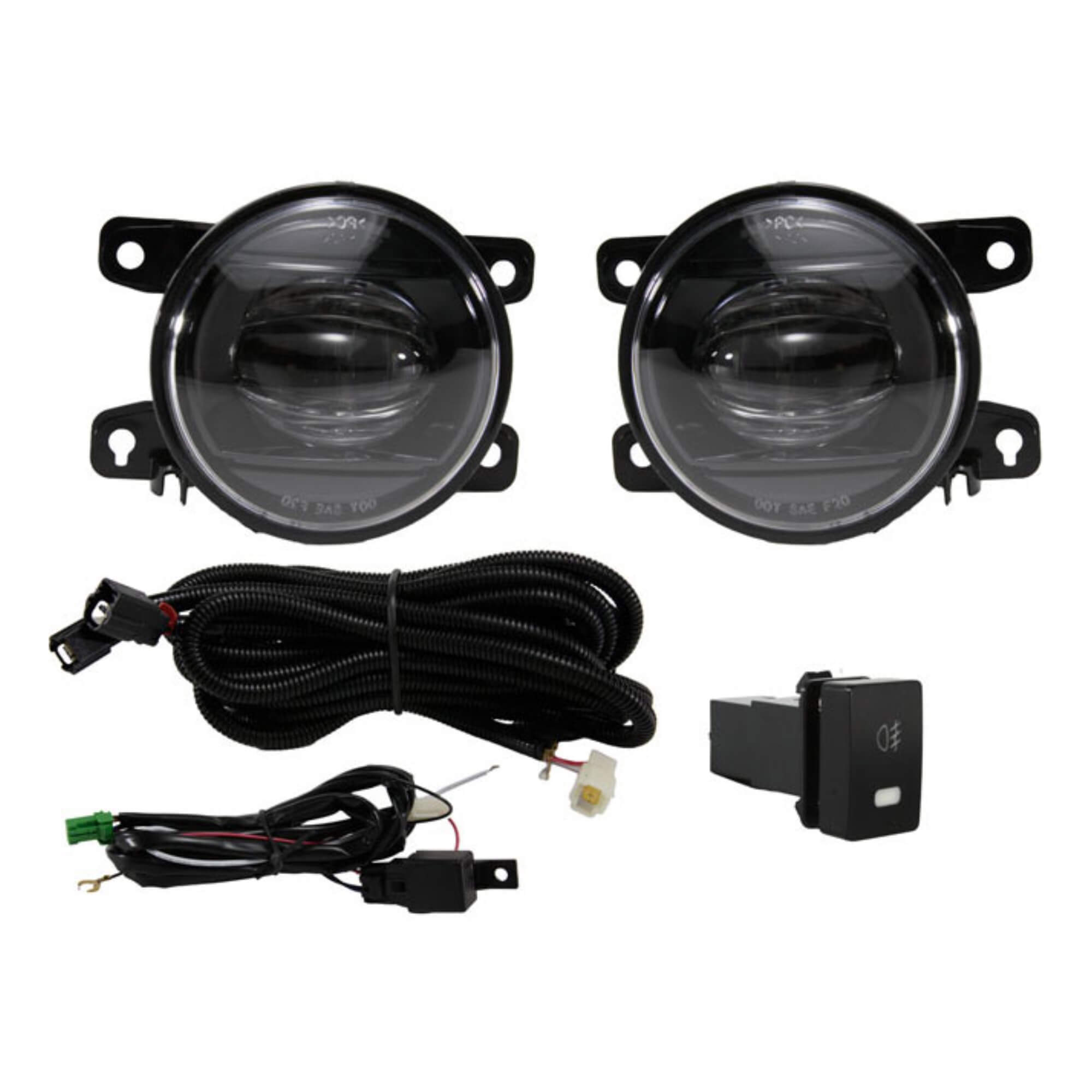 Kit Farol de Milha New City Hatch A partir de 2025 Botão Modelo Original Shocklight - SL-112510LED