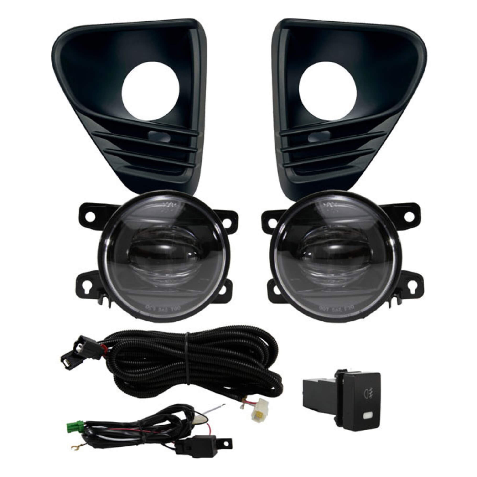 Kit Farol de Milha New City Sedan A partir de 2025 Botão Modelo Original Shocklight - SL-112511LED