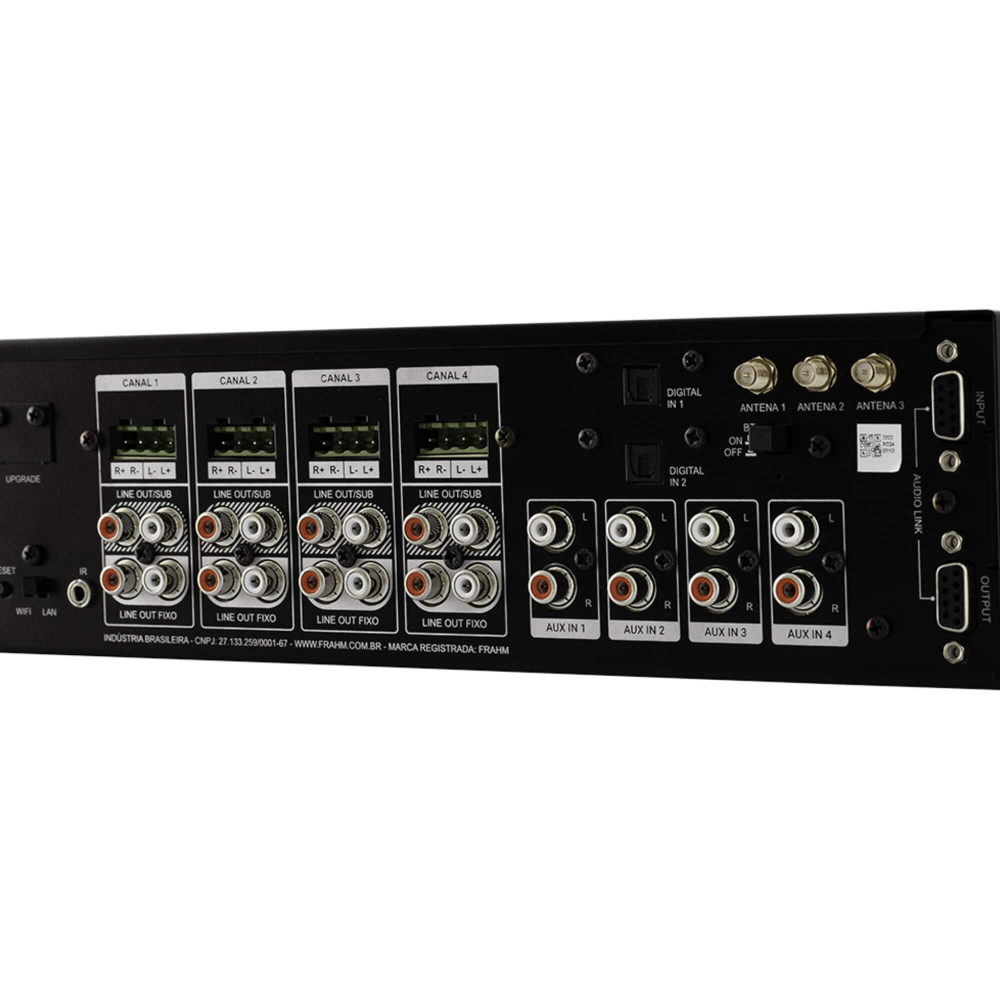 Multiroom FMR4-S 4X160W RMS Estéreo - Automação Frahm - 32517