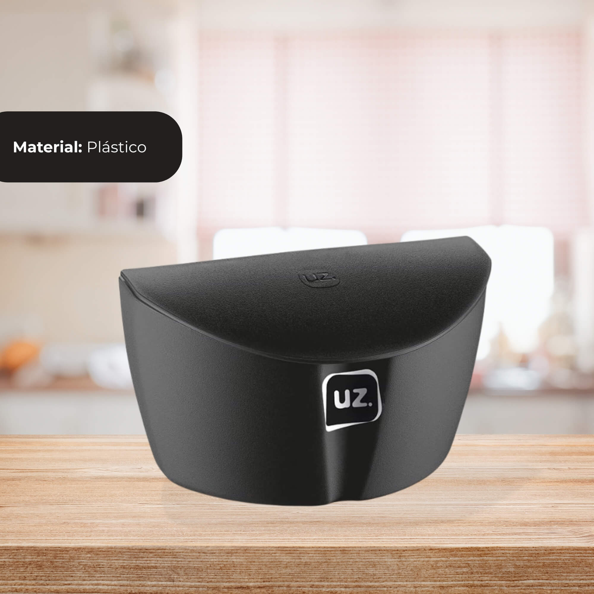 Saleiro Gold 500ml de Plástico cor Preto UZ Utilidades - UZ145-PR