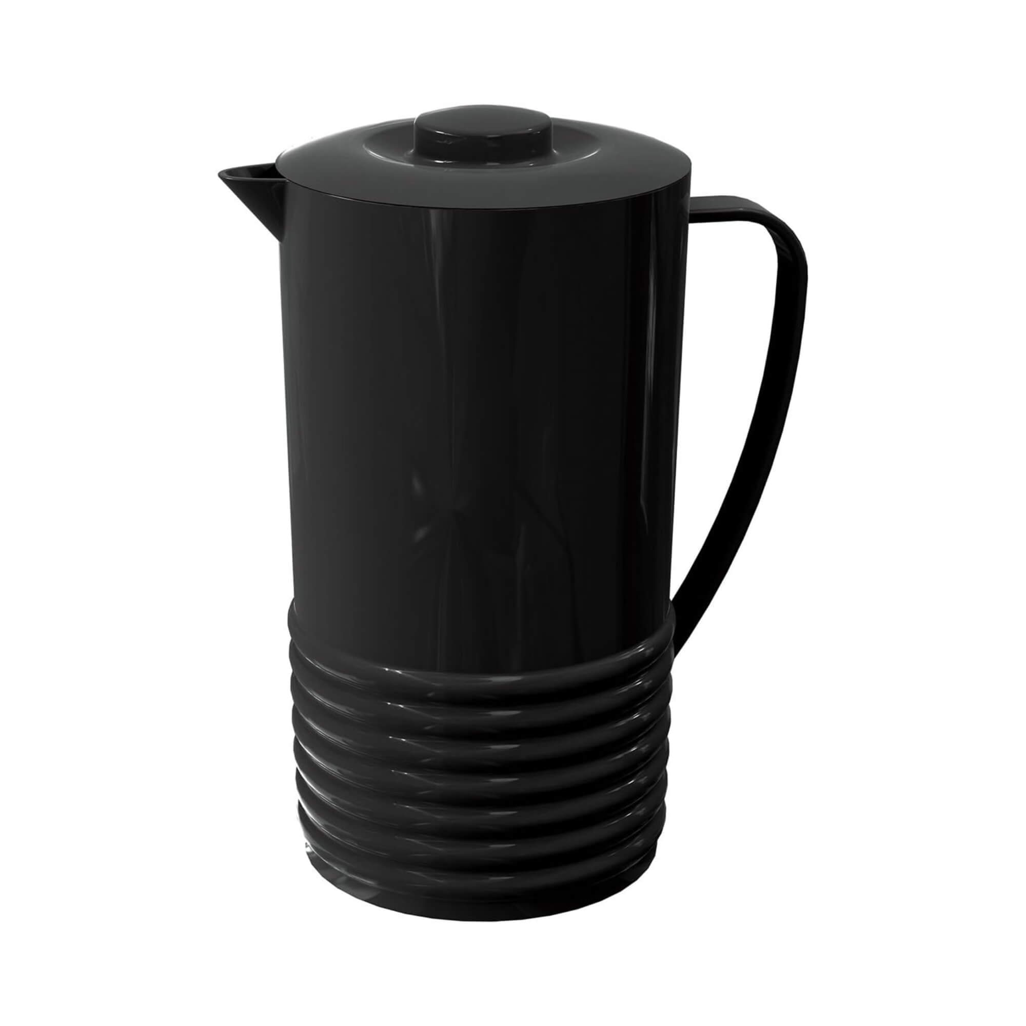 Jarra Plus de Plástico 1,8L na cor Preta UZ Utilidades - UZ158-PR
