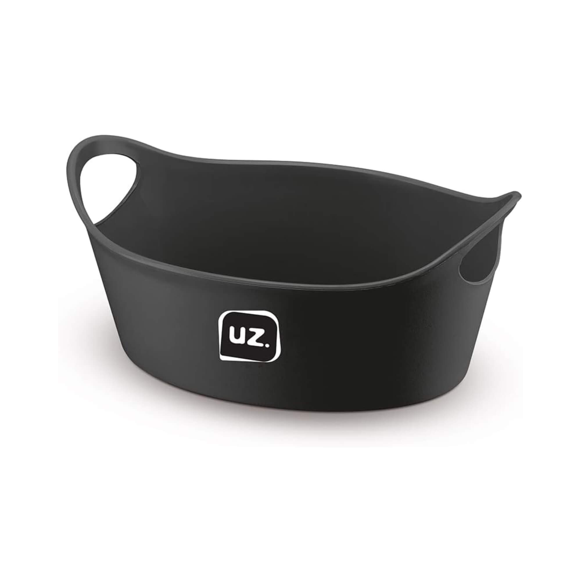 Cesto Plus M Preto de Plástico UZ Utilidades - UZ332-PR