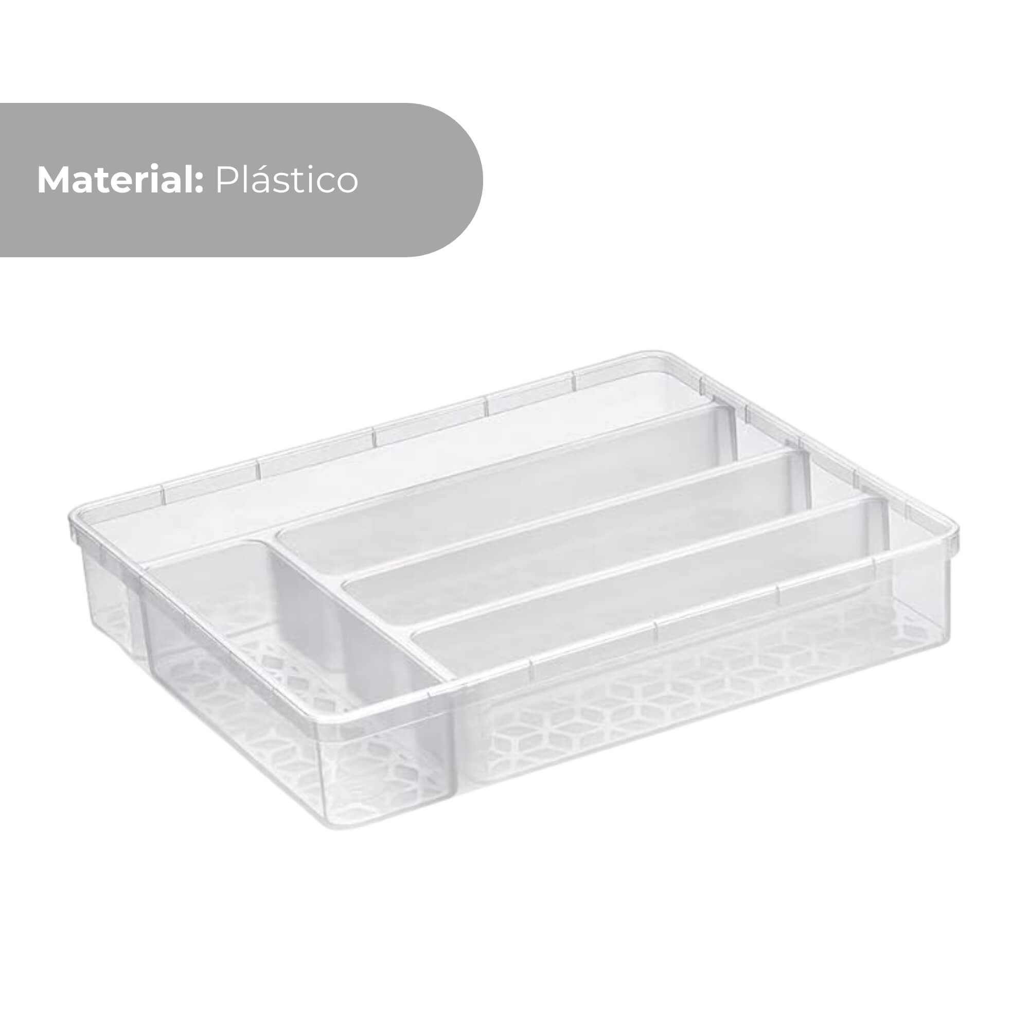 Organizador Multiuso sem Tampa Premium Transparente UZ Utilidades - UZ366-TR