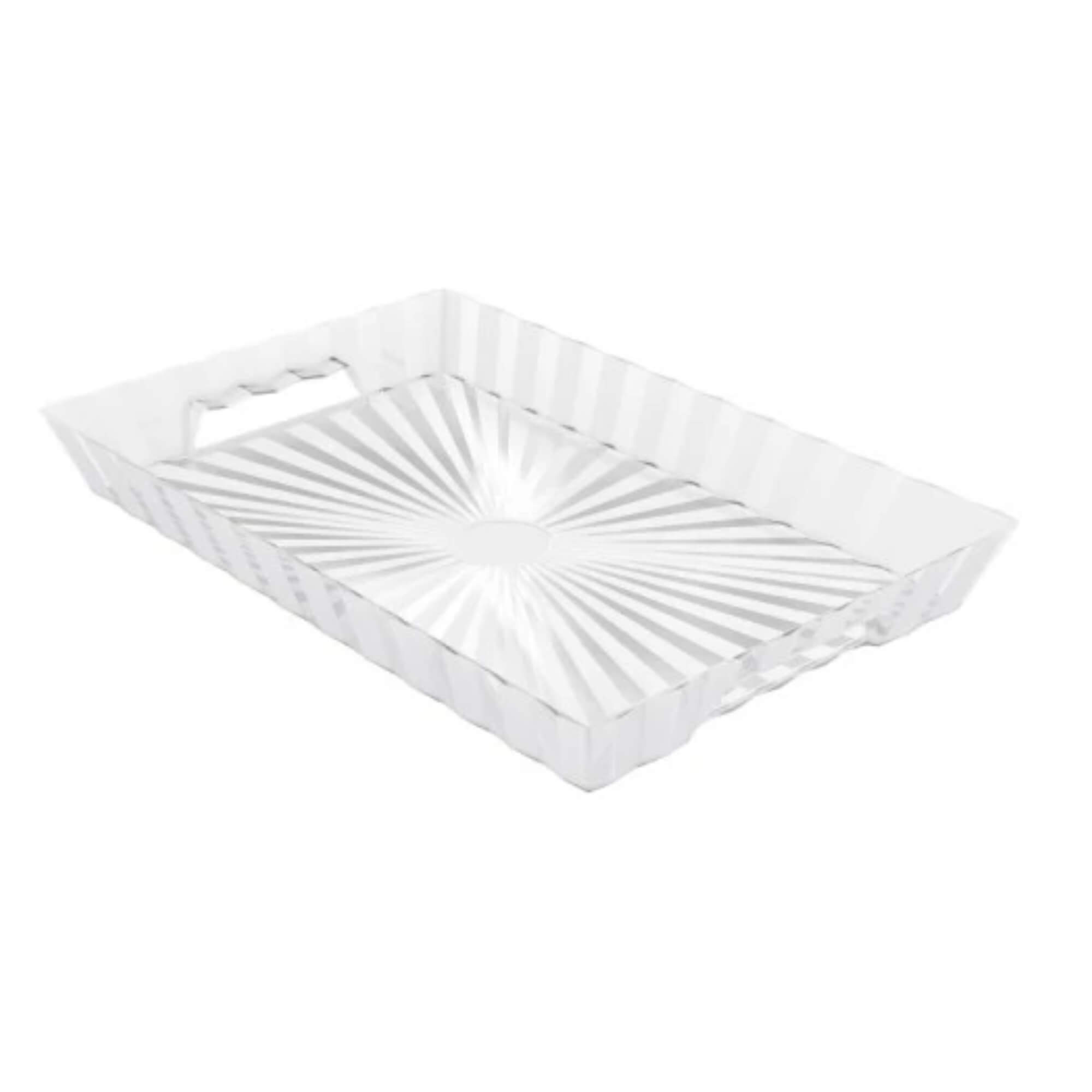 Bandeja Multiuso Transparente Translucido de Plástico UZ Utilidades - UZ449-TR