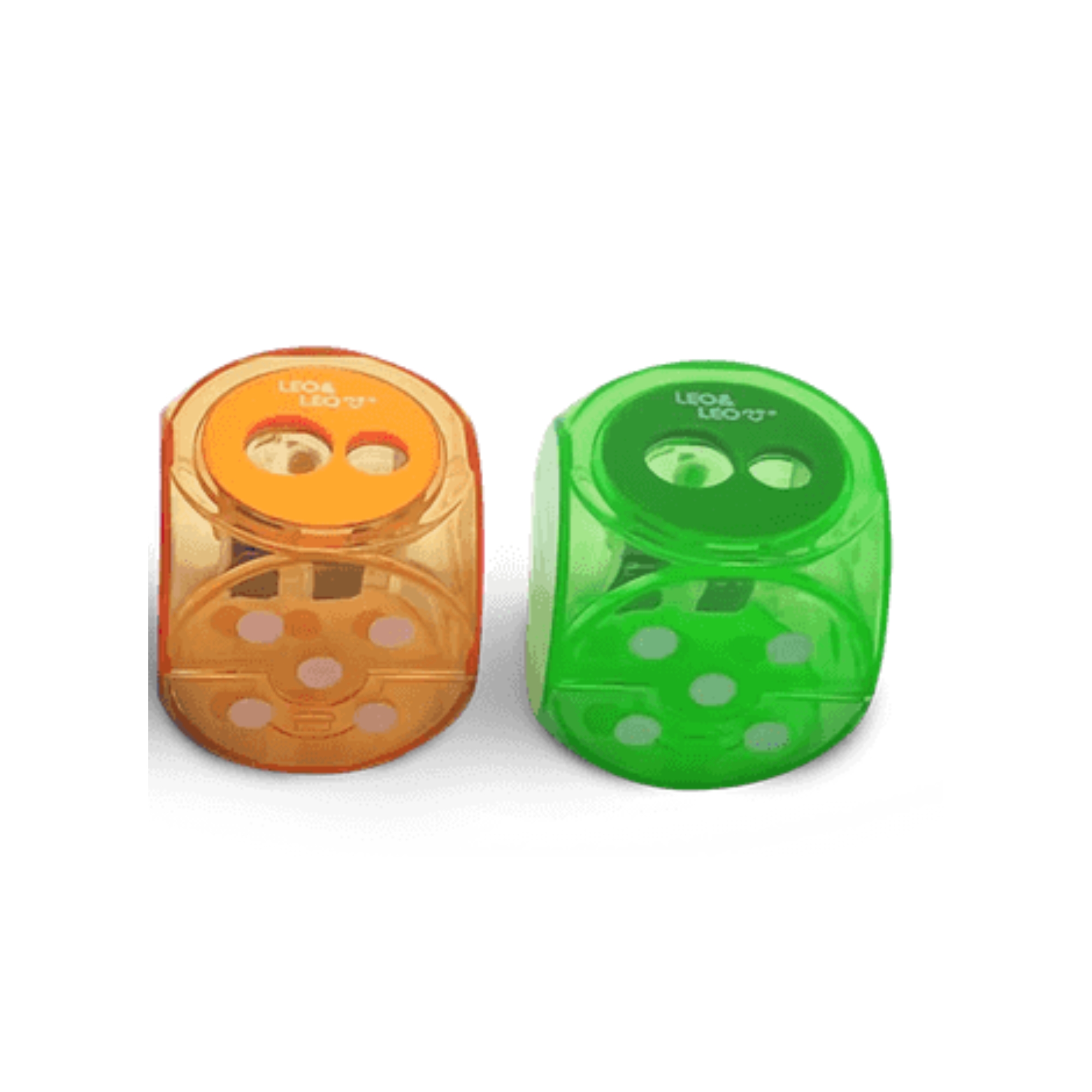 Apontador Duplo Dado com Depósito Display C/ 12 und Leo&Leo Leonora - 10234