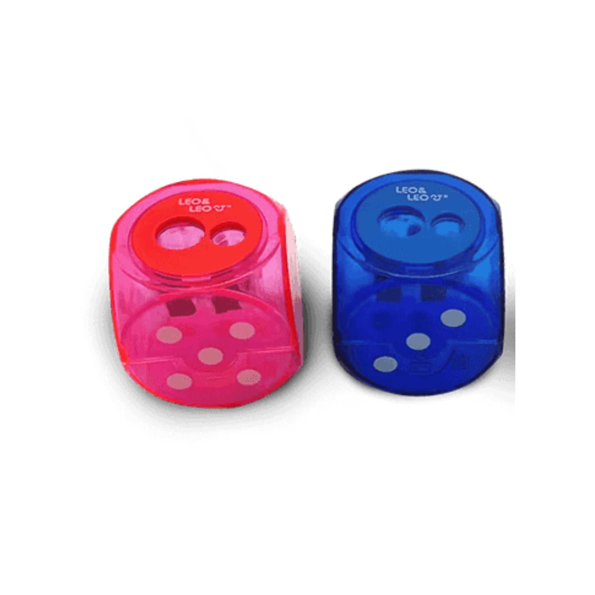 Apontador Duplo Dado com Depósito Display C/ 12 und Leo&Leo Leonora - 10234