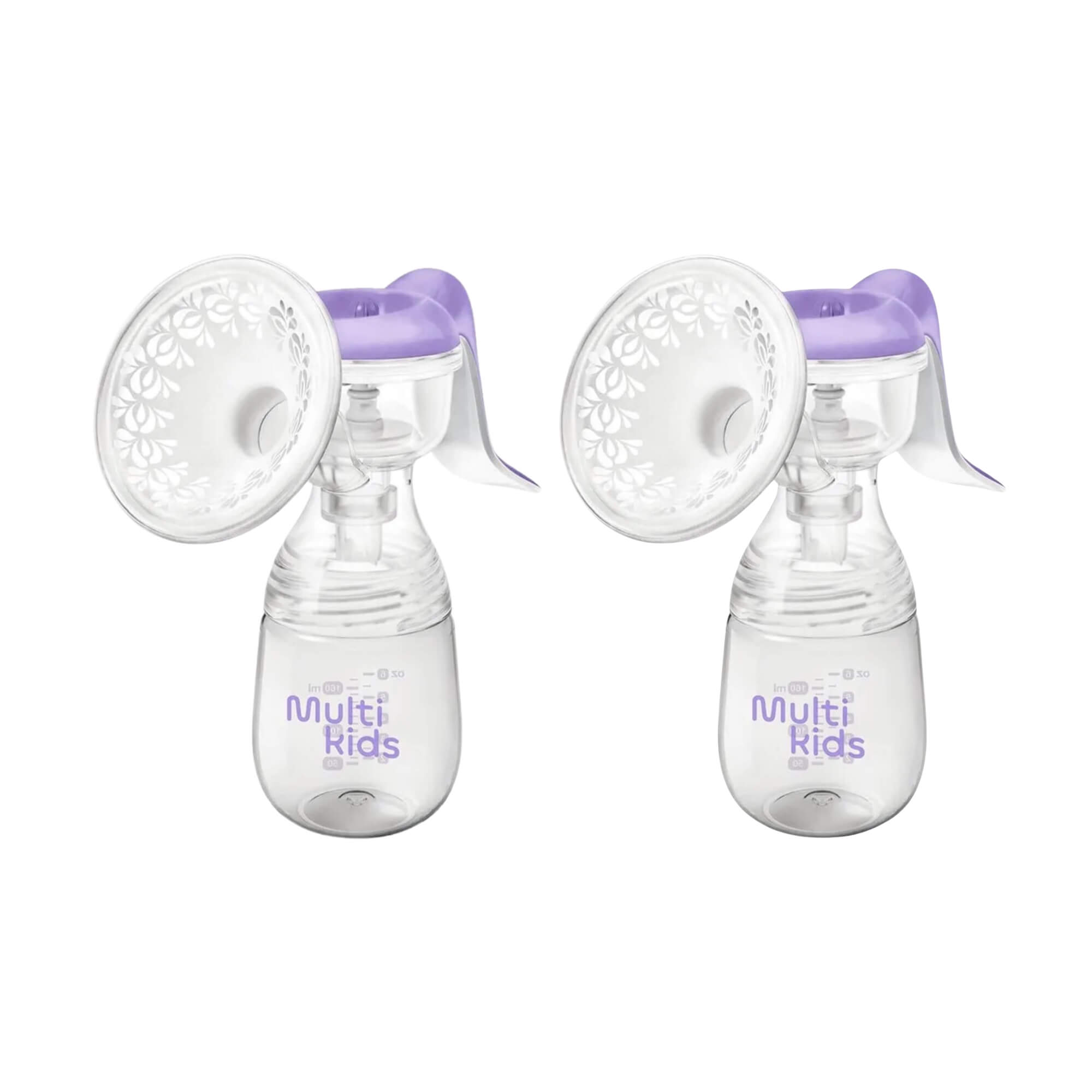 COMP Kit com 2 Extratores de Leite Manuais For Mom Multikids Baby Conforto e Praticidade em Dobro