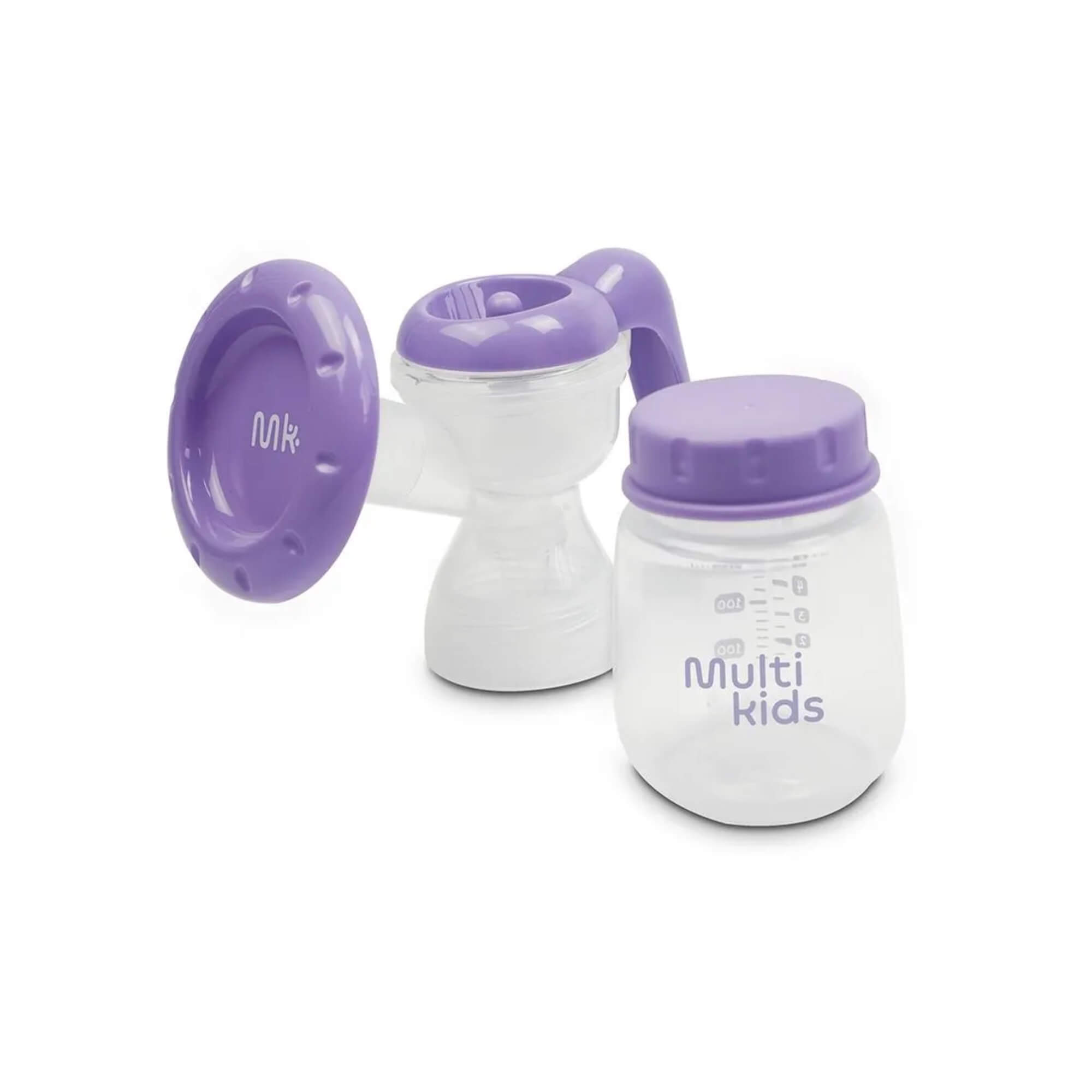 COMP Kit Maternidade Multikids Baby – Mochila Cinza + Extrator de Leite Manual For Mom
