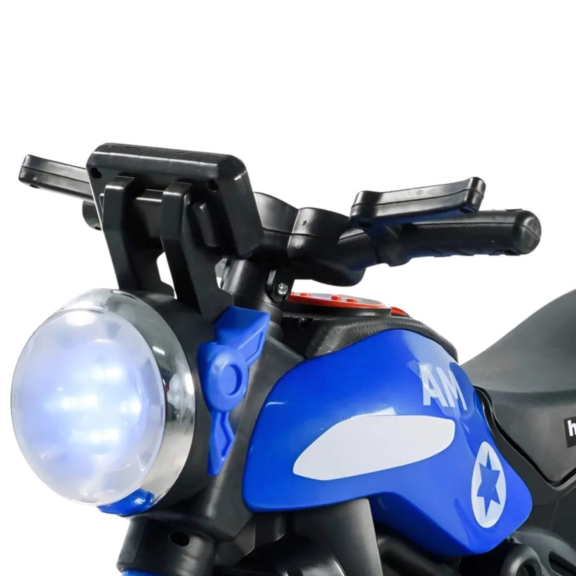 VAR Moto Elétrica Infantil First Custom com Luz e Som Zippy Toys (Escolha o Modelo)