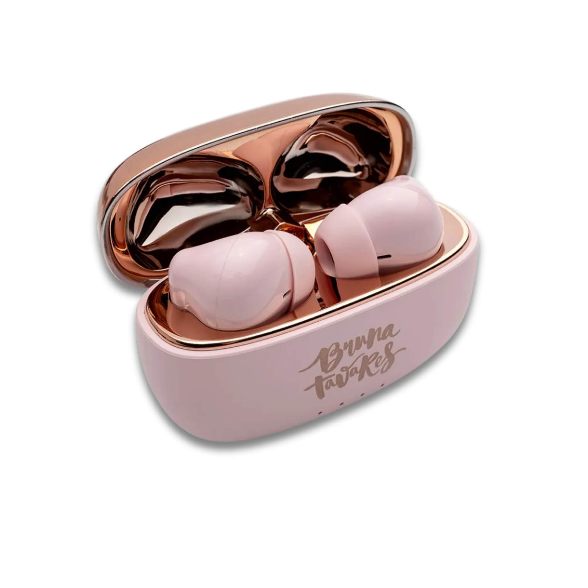 COMP Kit Exclusivo Bruna Tavares: Estojo de Silicone + Fone Sem Fio Bluetooth Leonora