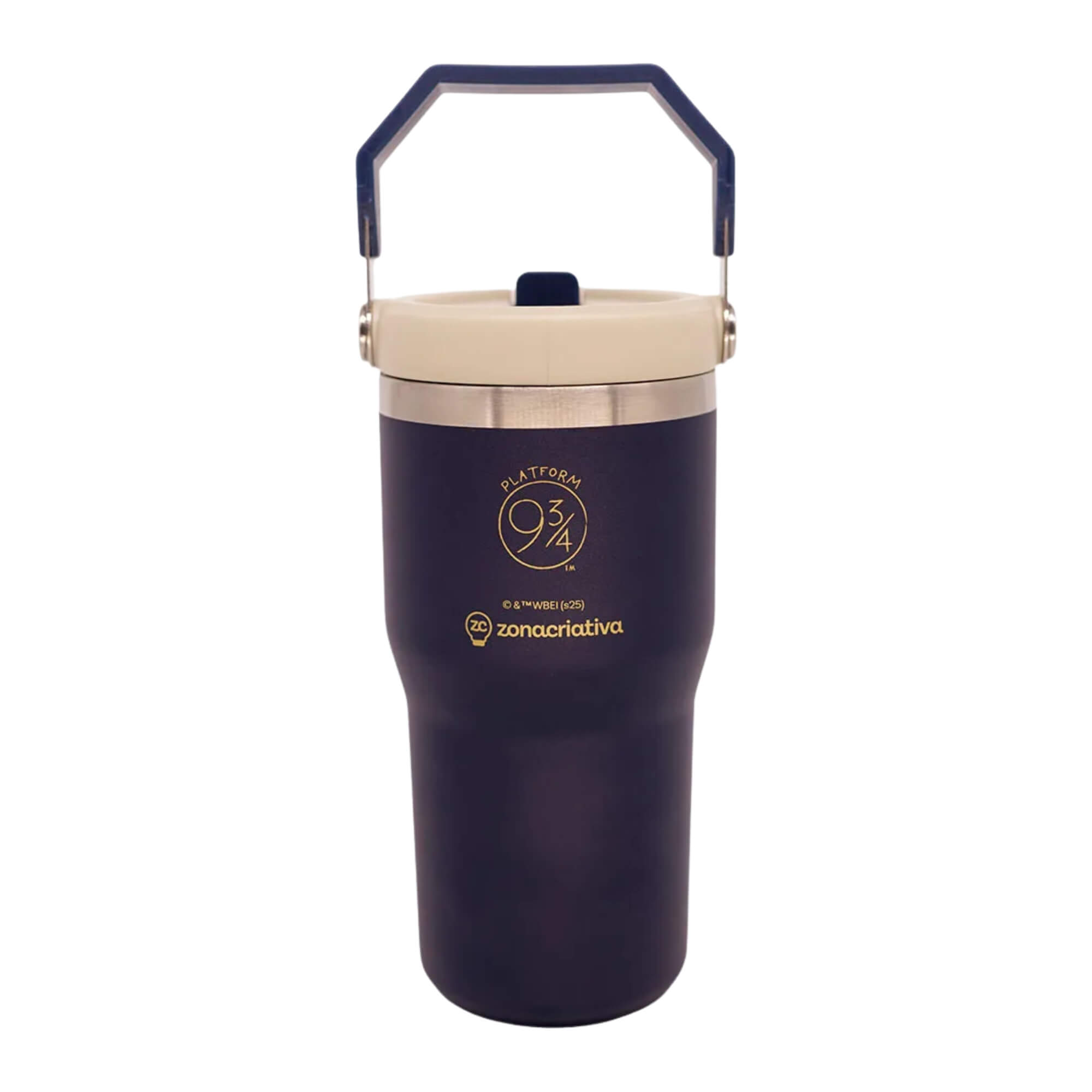 COMP Kit Harry Potter Hogwarts: Bolsa Térmica Lancheira Grande e Garrafa Inox Zona Criativa