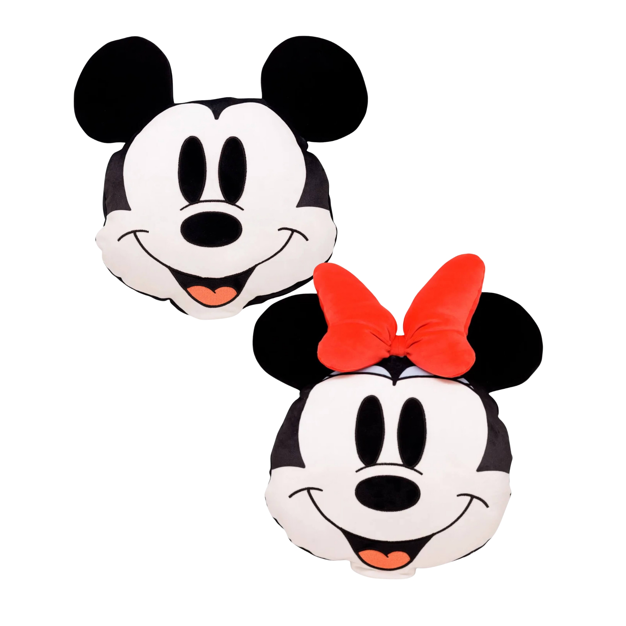 COMP Kit Dupla Disney: Almofadas Formato Huggy Mickey e Minnie Mouse Zona Criativa