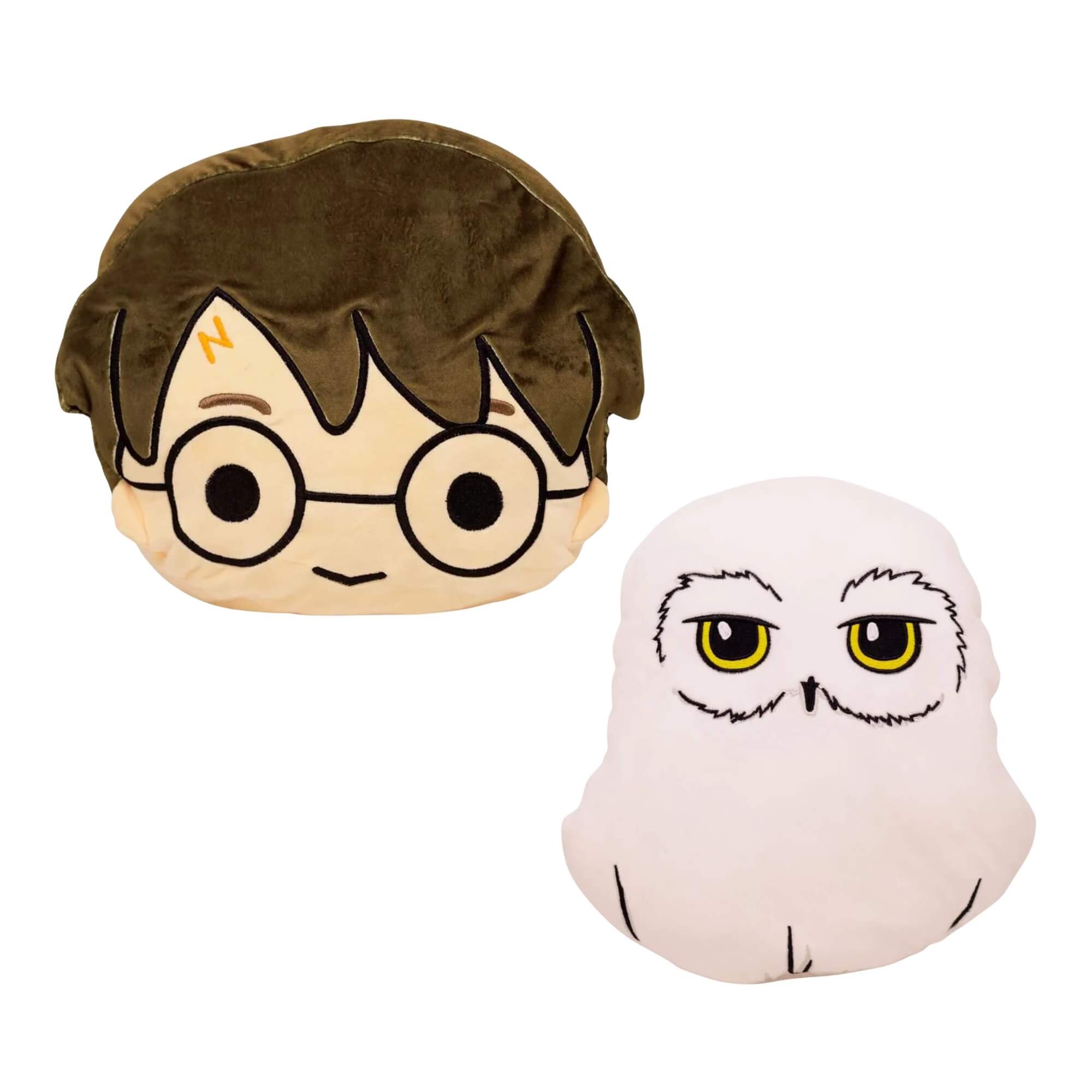 COMP Kit Harry Potter Duas Almofadas Huggy - Harry Potter + Edwiges Zona Criativa