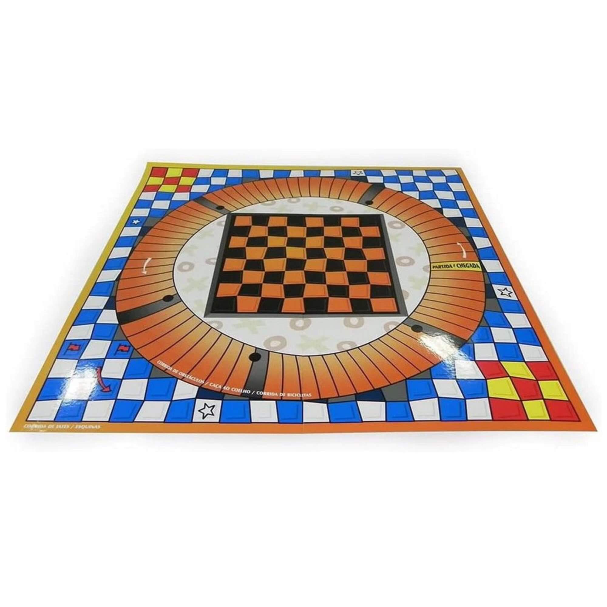 Jogo de Tabuleiro Raciocínio em Equipe 18 Jogos 2 Tabuleiros e 36 Peças Xalingo - 65587