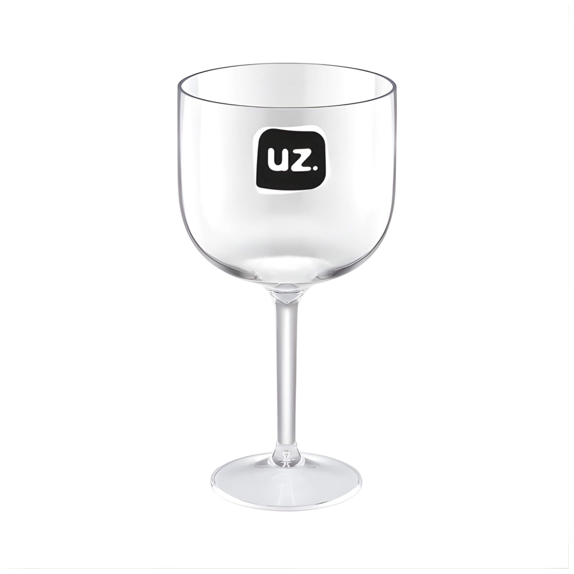 COMP Kit com 4 Taças de Gin Translúcido de Plástico 600ml Transparente UZ Utilidades - UZ669-TR
