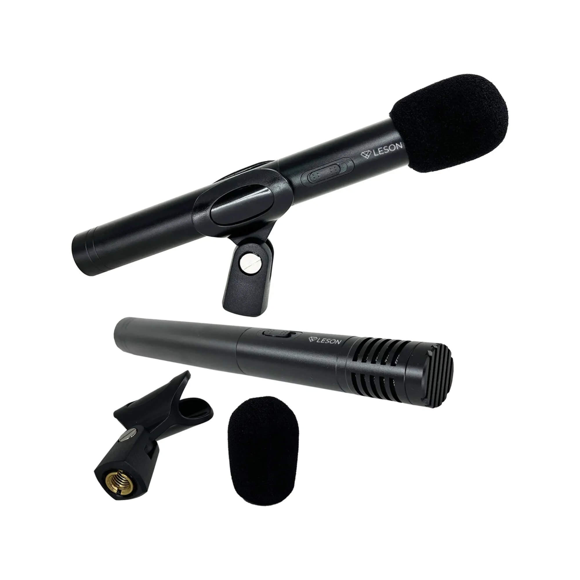 Kit Microfone Bateria Ldm700 Maleta de Metal 7 Peças Cor Preto Leson - 2AM002309