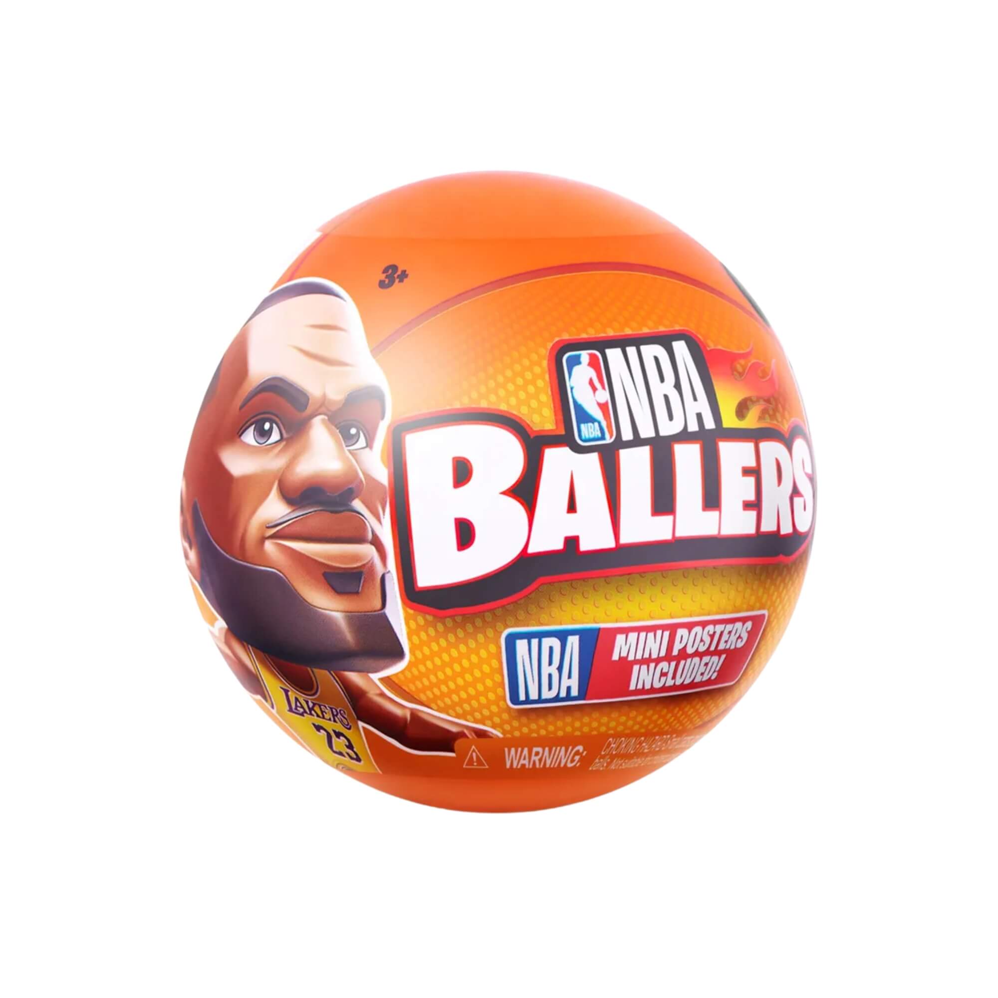 COMP Kit NBA: Mochila Infantil Golden State Warriors Bola 3D + Surprise NBA Ballers (Sortido)