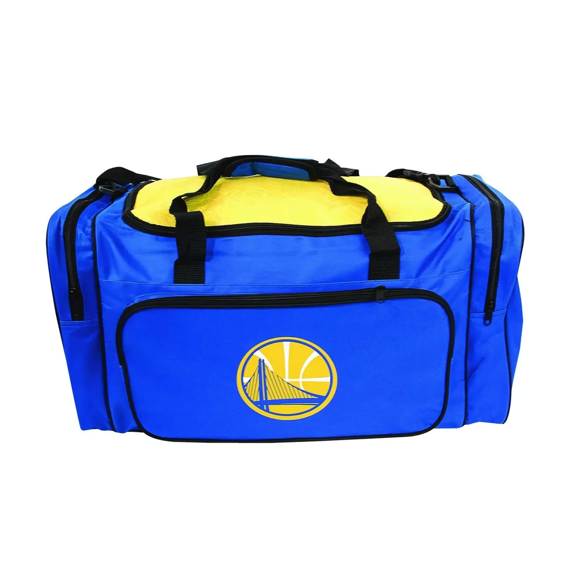 COMP Kit NBA: Bolsa Esportiva Grande Golden State Warriors + 5 Surprise Ballers Série 2 (Sortido)