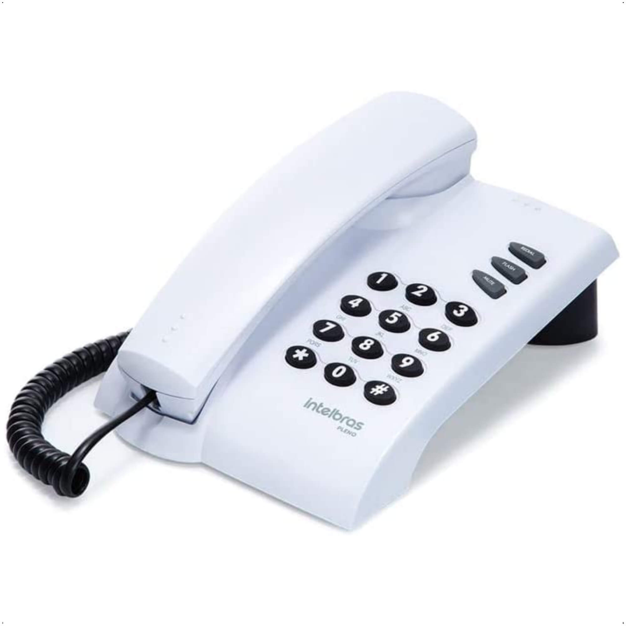 Telefone de Mesa/Parede com Fio Intelbras Pleno Cinza Artico