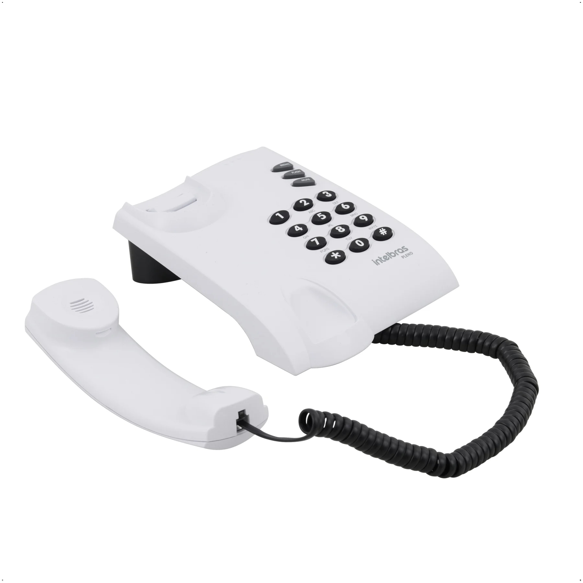 Telefone de Mesa/Parede com Fio Intelbras Pleno Cinza Artico