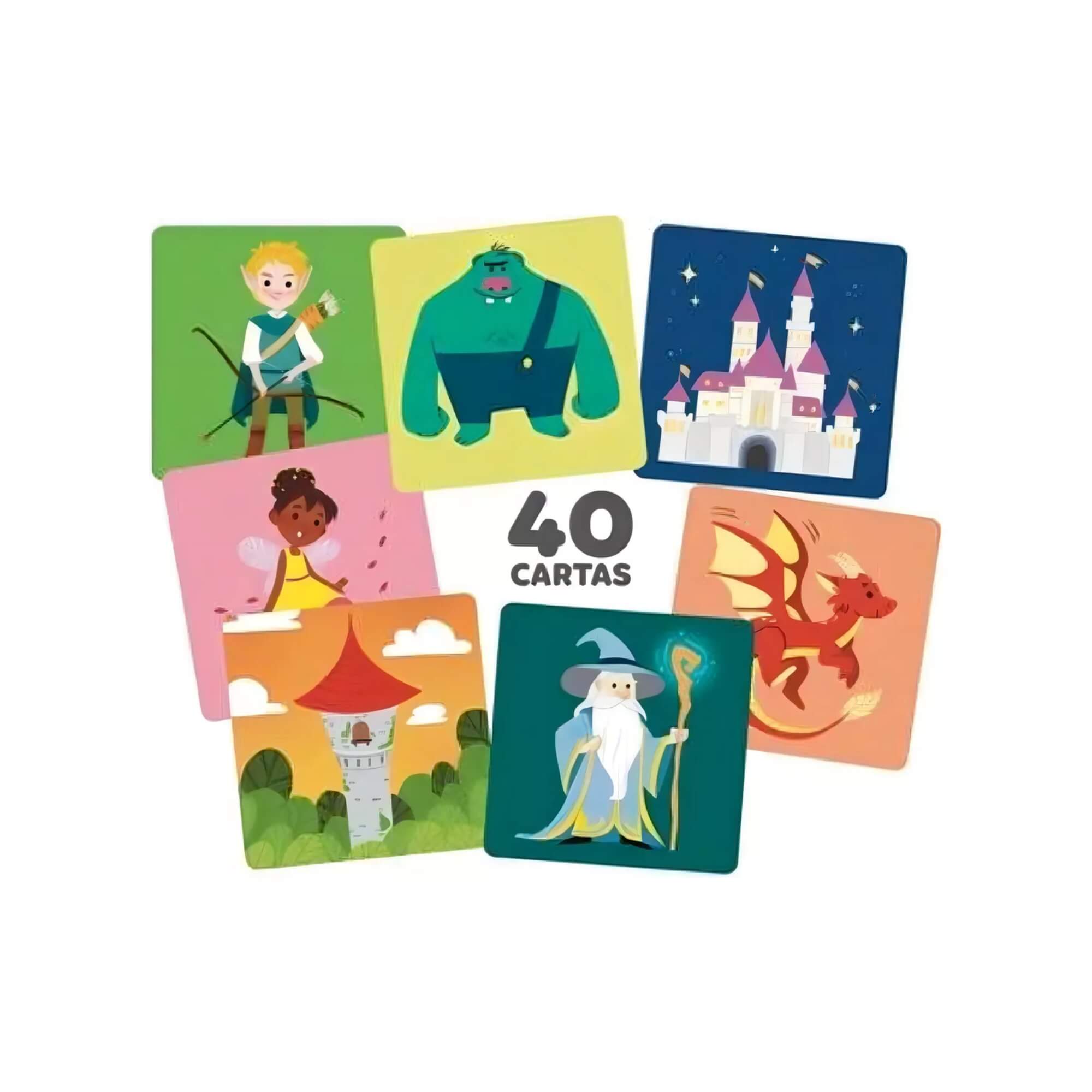 COMP Kit 5 Jogos Educativos 3+ Anos: Memória e Mímica de Temas Variados - Cooper Fun