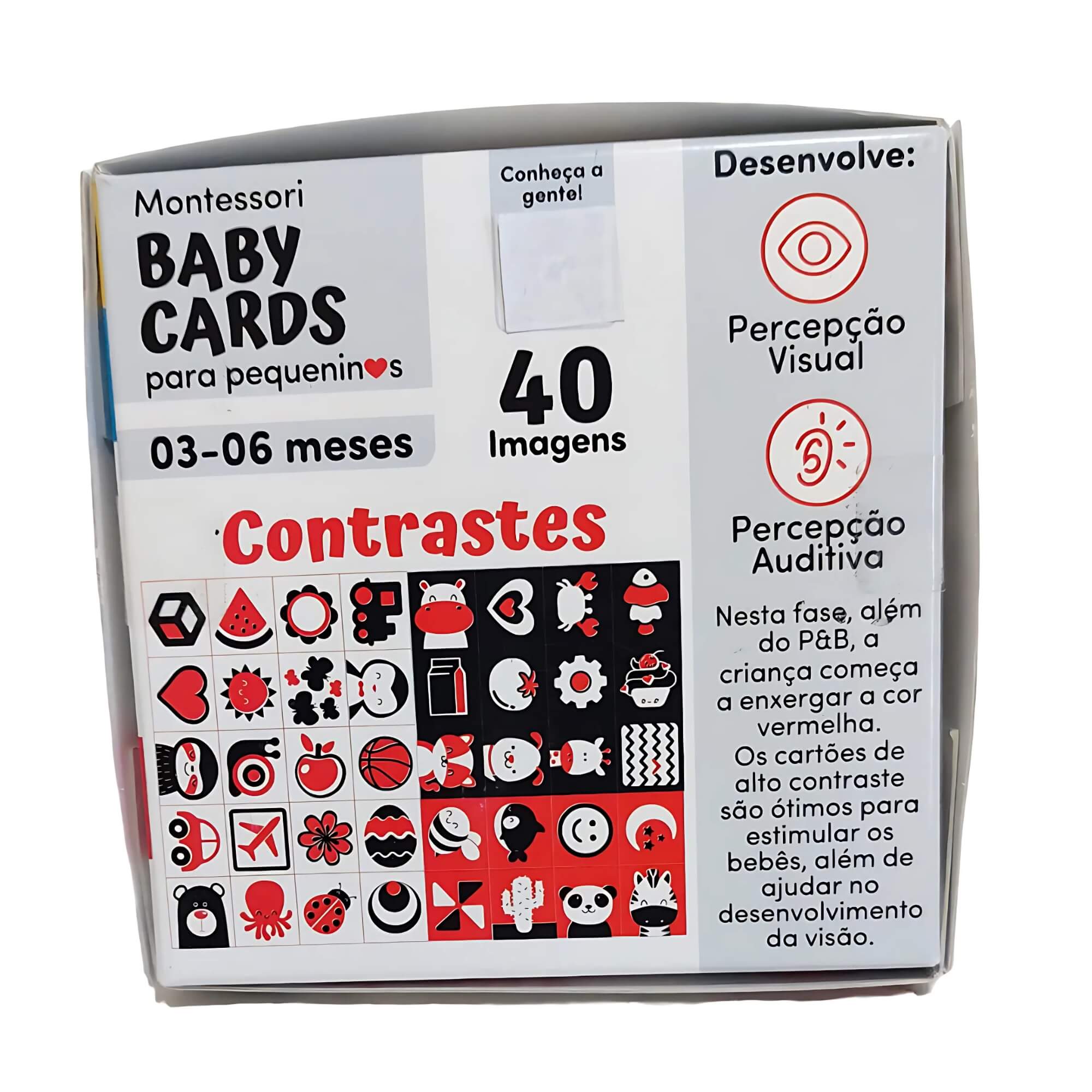 COMP Kit 2 Jogos de Cartas 3–6 Meses – Baby Cards  Montessori e Baby Cards Contraste Express