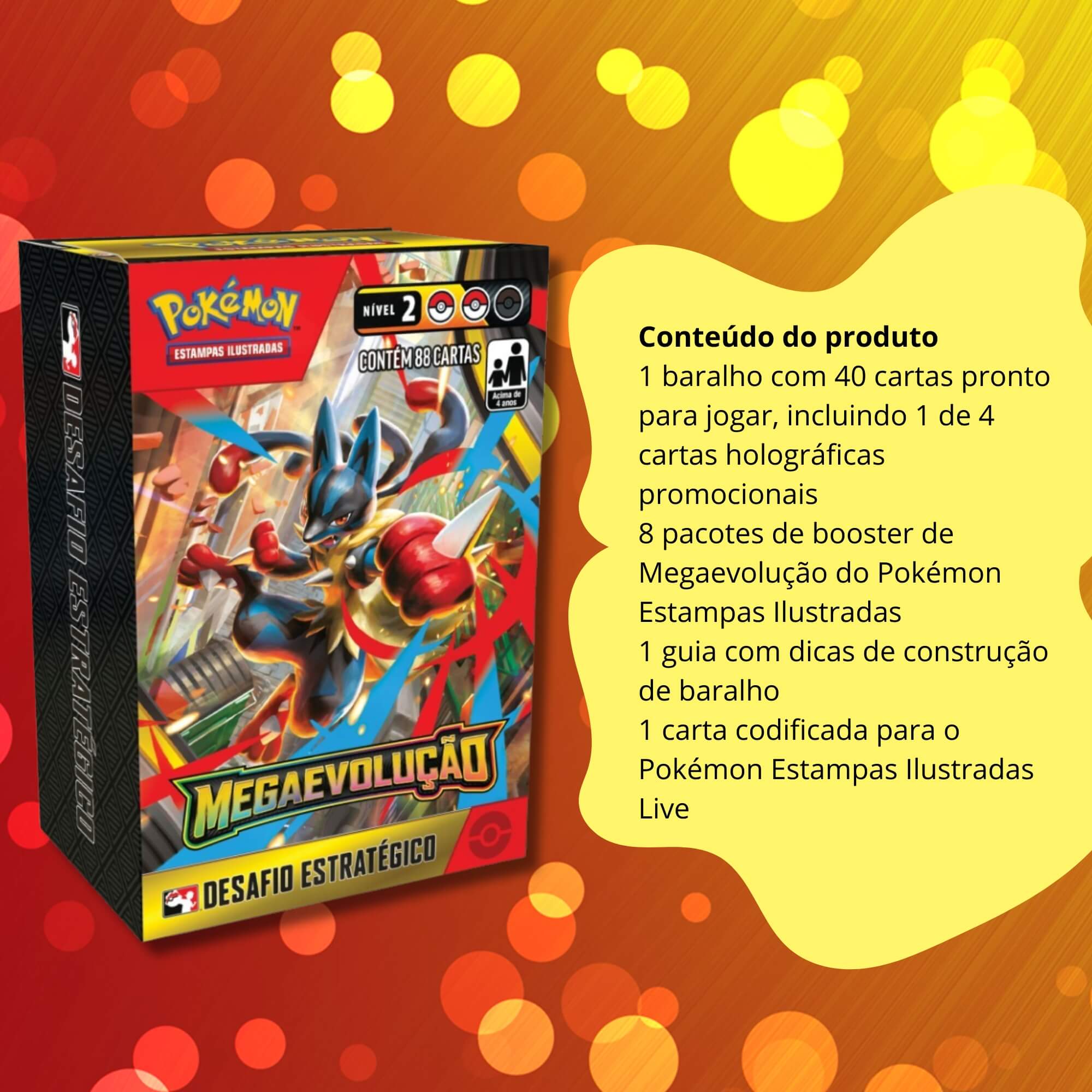 Pokemon Desafio Estratégico Megaevolução Copag - 35661