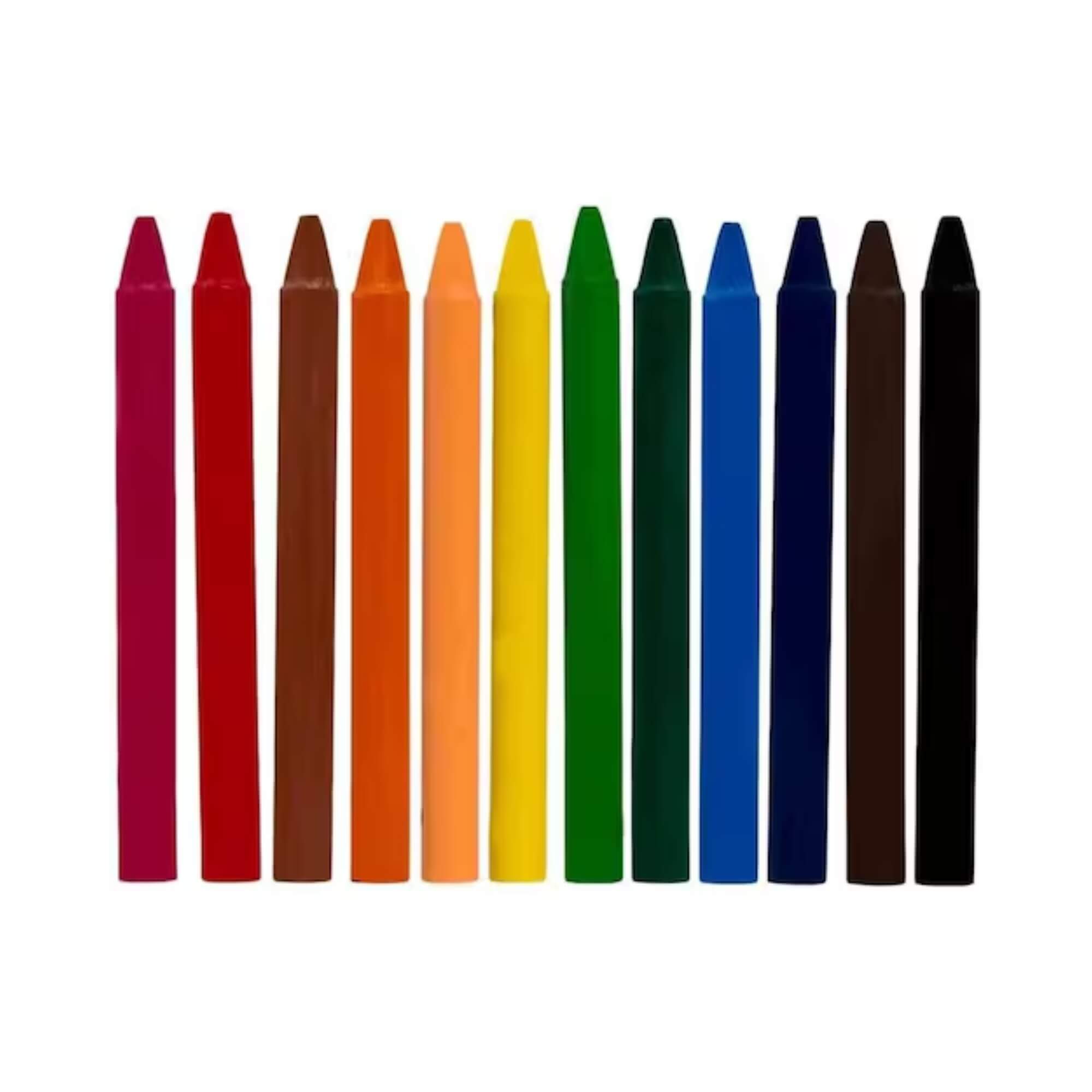 COMP Giz de Cera 12 Cores Grosso 10X100mm Pct/12 Und Leo&Leo Leonora - 4462