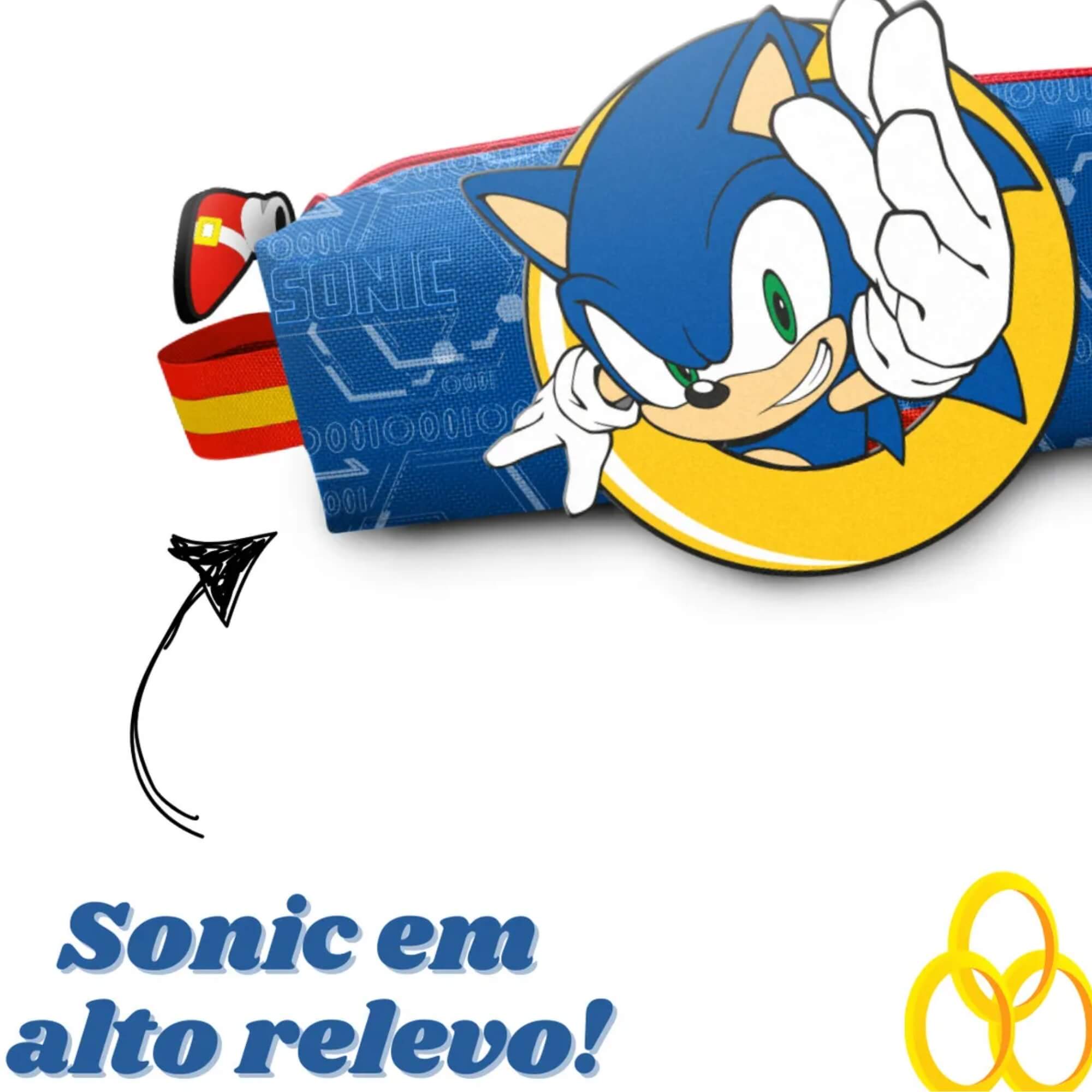 COMP Estojo Tubo com Patch Sonic (Pacote c/ 6 unidades) Leo&Leo Leonora - 10262