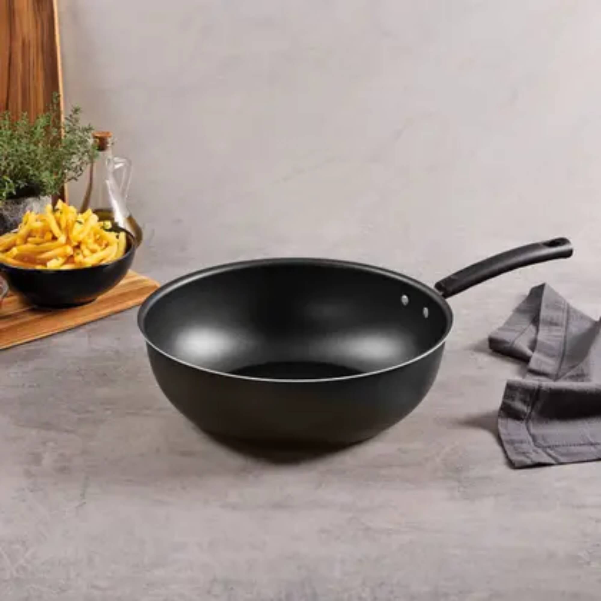 Frigideira Funda Versalhes Alumínio 28cm 4,9L Antiaderente Starflon Grafite Tramontina - 20696028