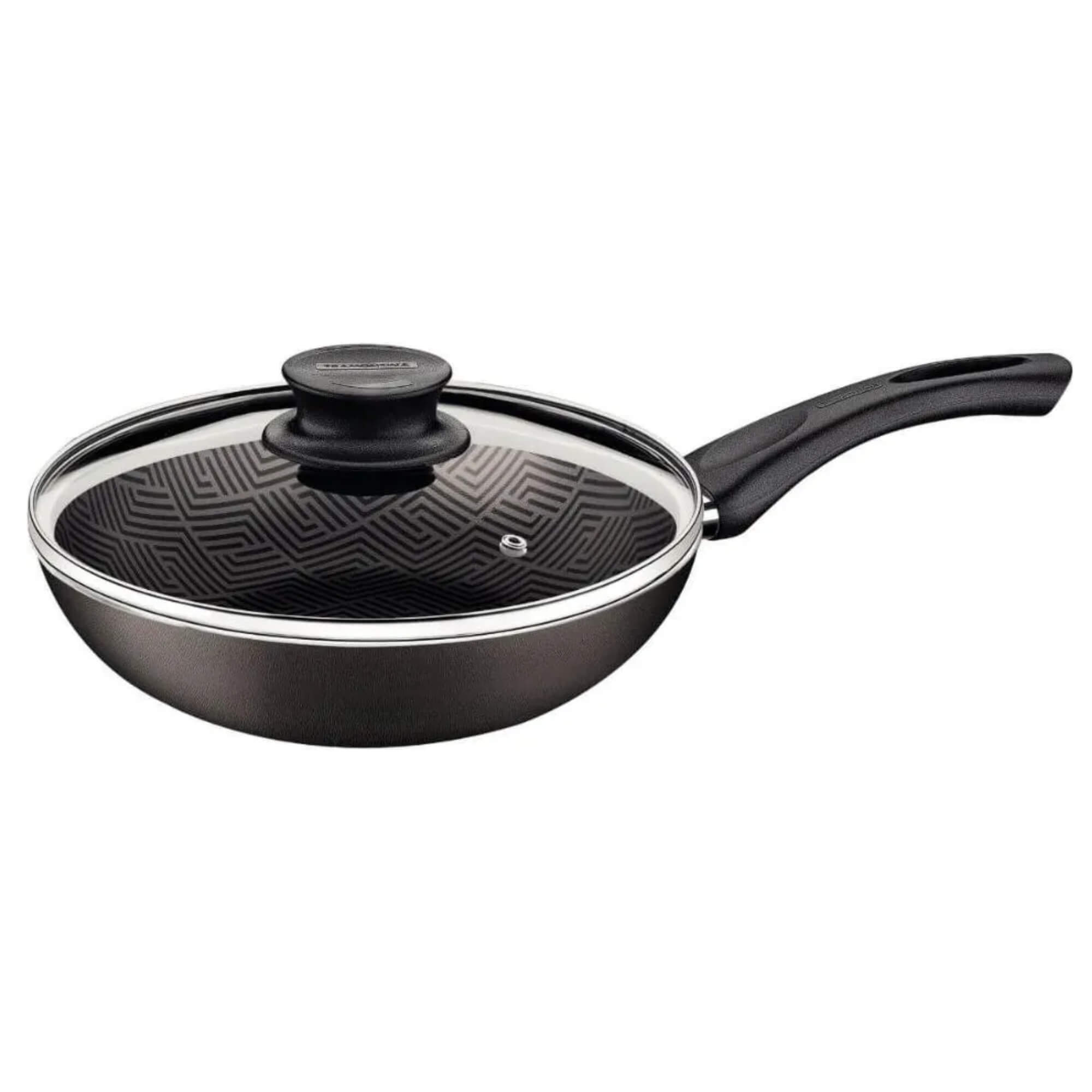 Frigideira Paris Alumínio 26cm 2,9L Antiaderente Starflon Chumbo c/ Tampa Tramontina - 28520626