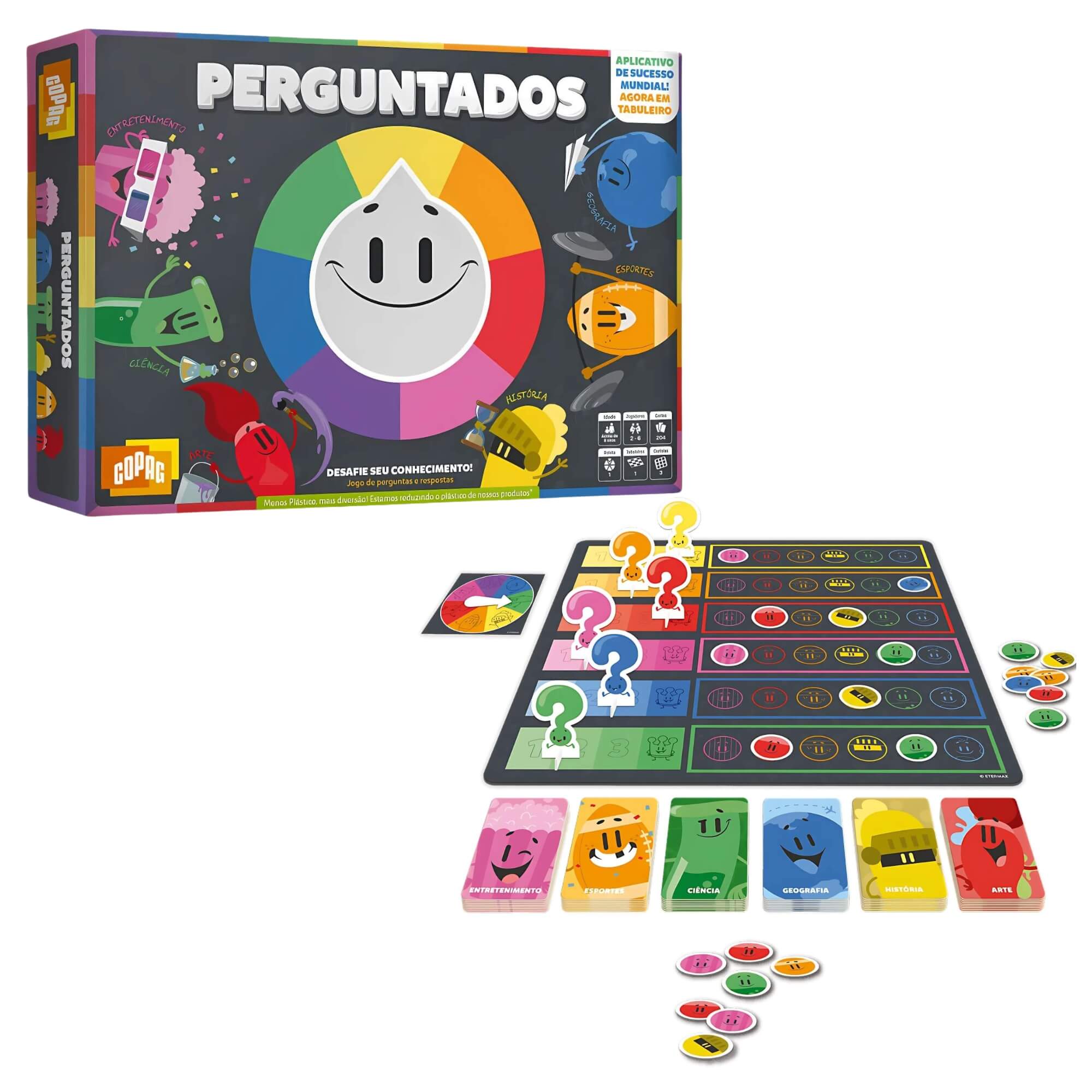 COMP Kit c/ 3 Jogos Noite em Família: Enigma do Labirinto, War Game of Thrones e Perguntados