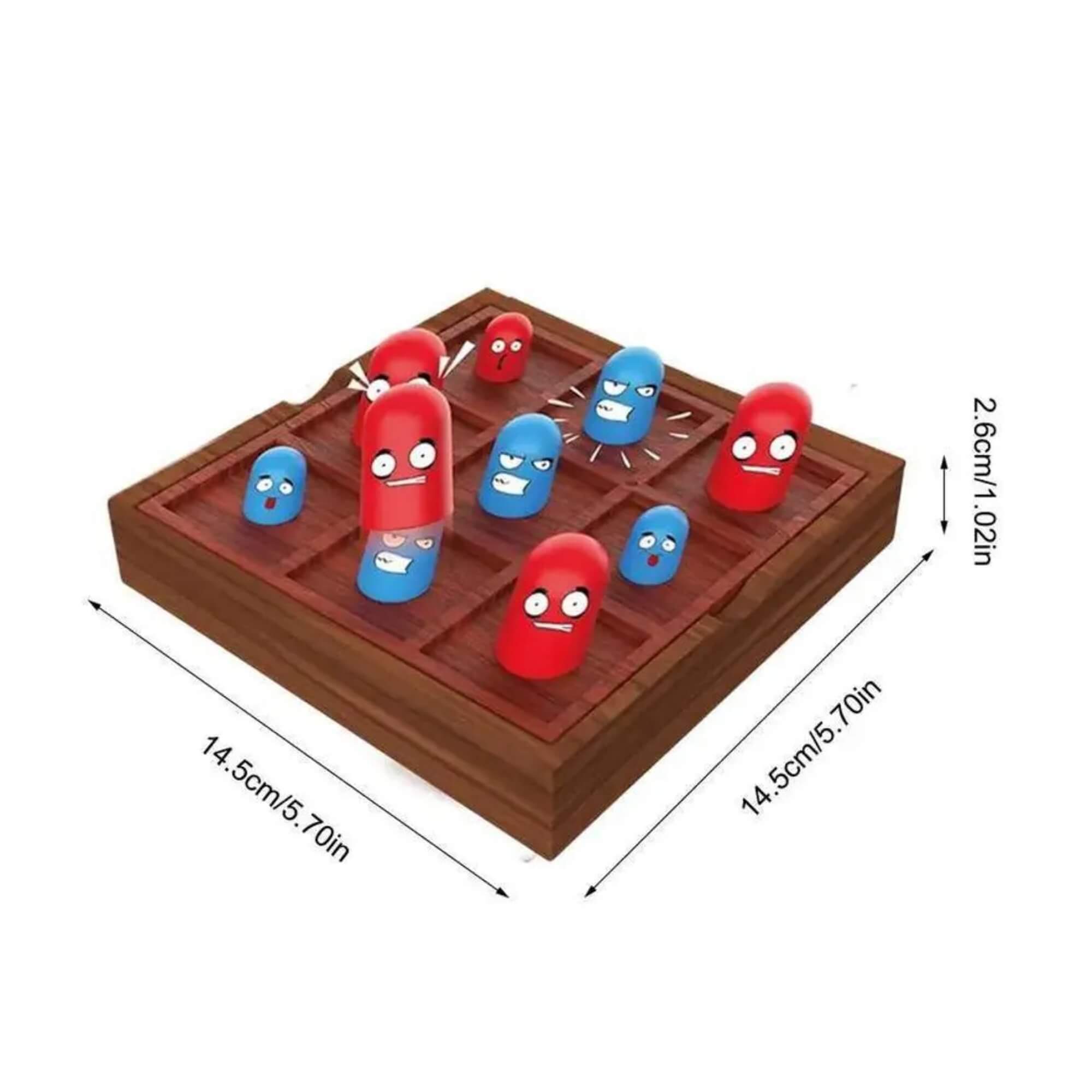 COMP Kit 4 Jogos de Desafio Lógico: Batalha,  Jogo da Velha 3D, IQ Puzzler e Cubo Mágico