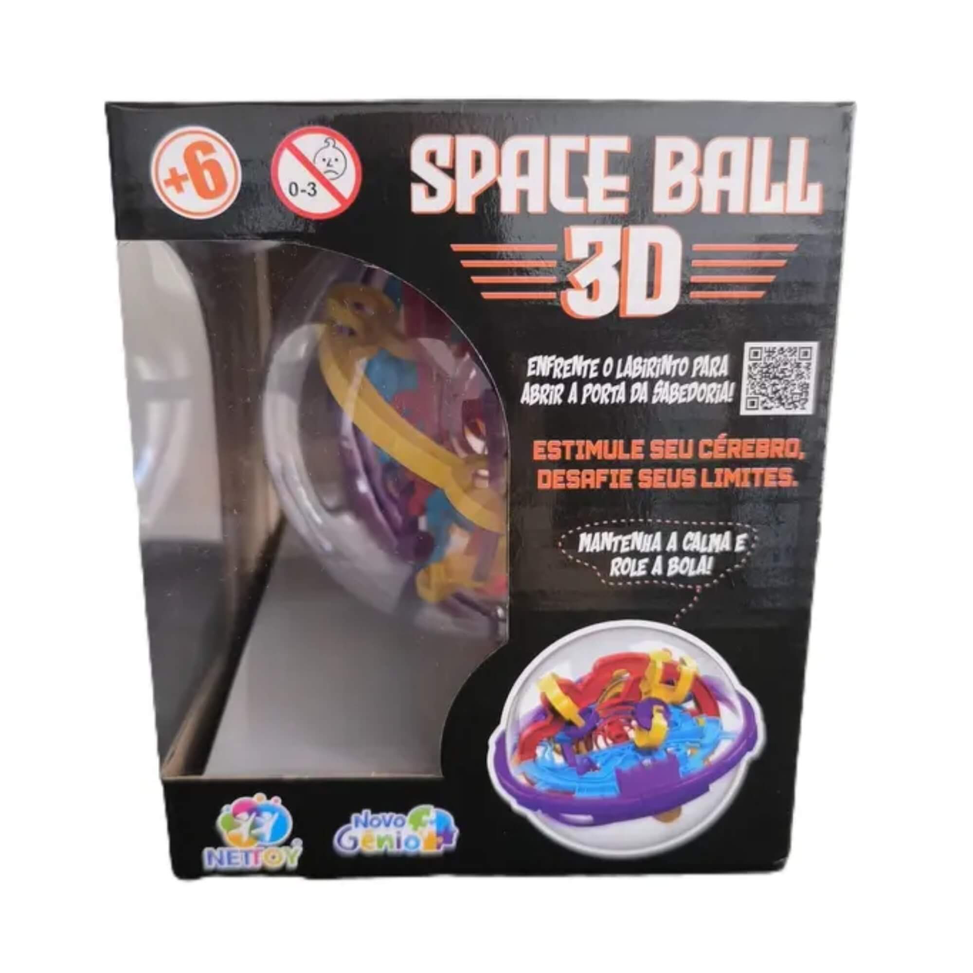 COMP Kit 3 Jogos Desafio IQ Brinquedos Infantis: Ache o Monstro, Caça Fantasma e Space Ball 3D