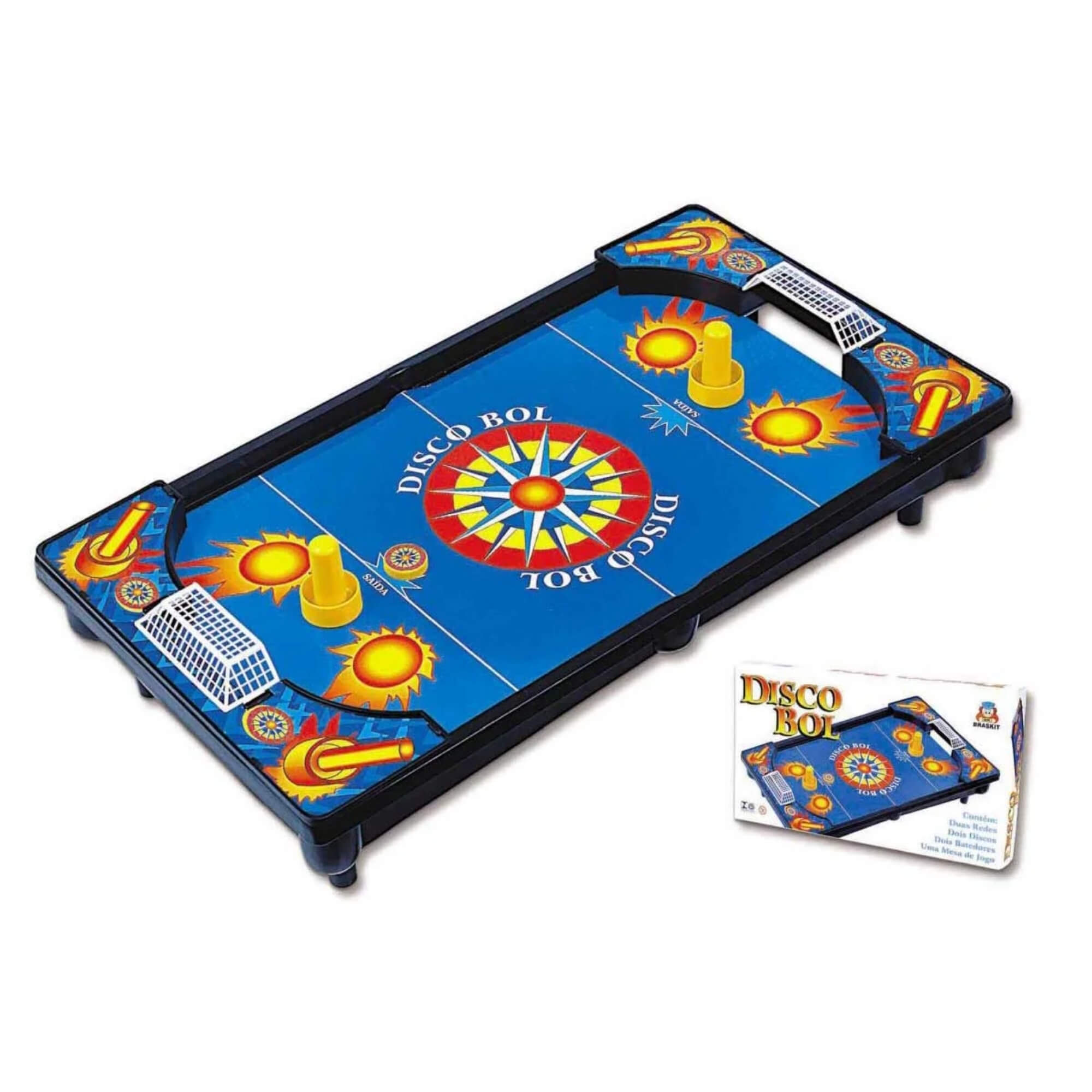 COMP Kit 4 Jogos Diversão Garantida: Mesa de Disco, Futebol, Cirurgião e Espeta Pirata