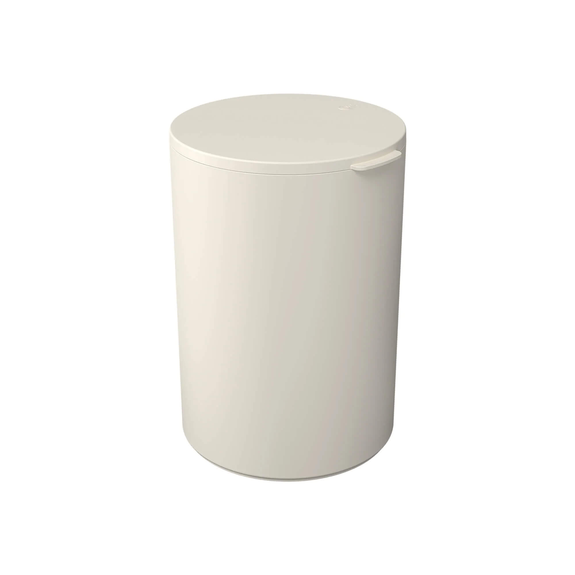 COMP Kit Banheiro Coza Brinox Serene Cinza Claro: Lixeira 5L + Escova Sanitária