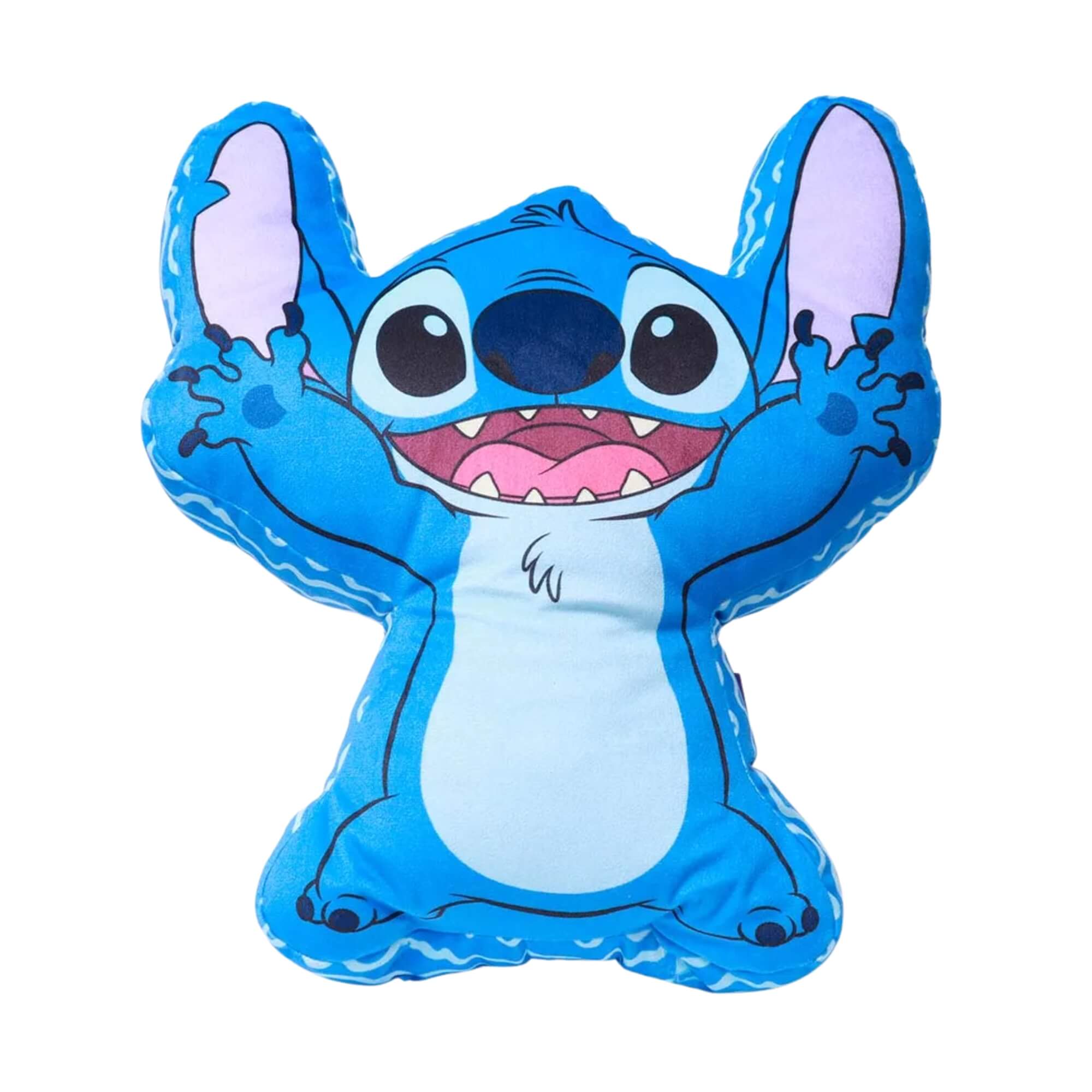 COMP Kit Disney Stitch Zona Criativa: Almofada Pipoca com 2 Copos e Balde + Almofada Formato