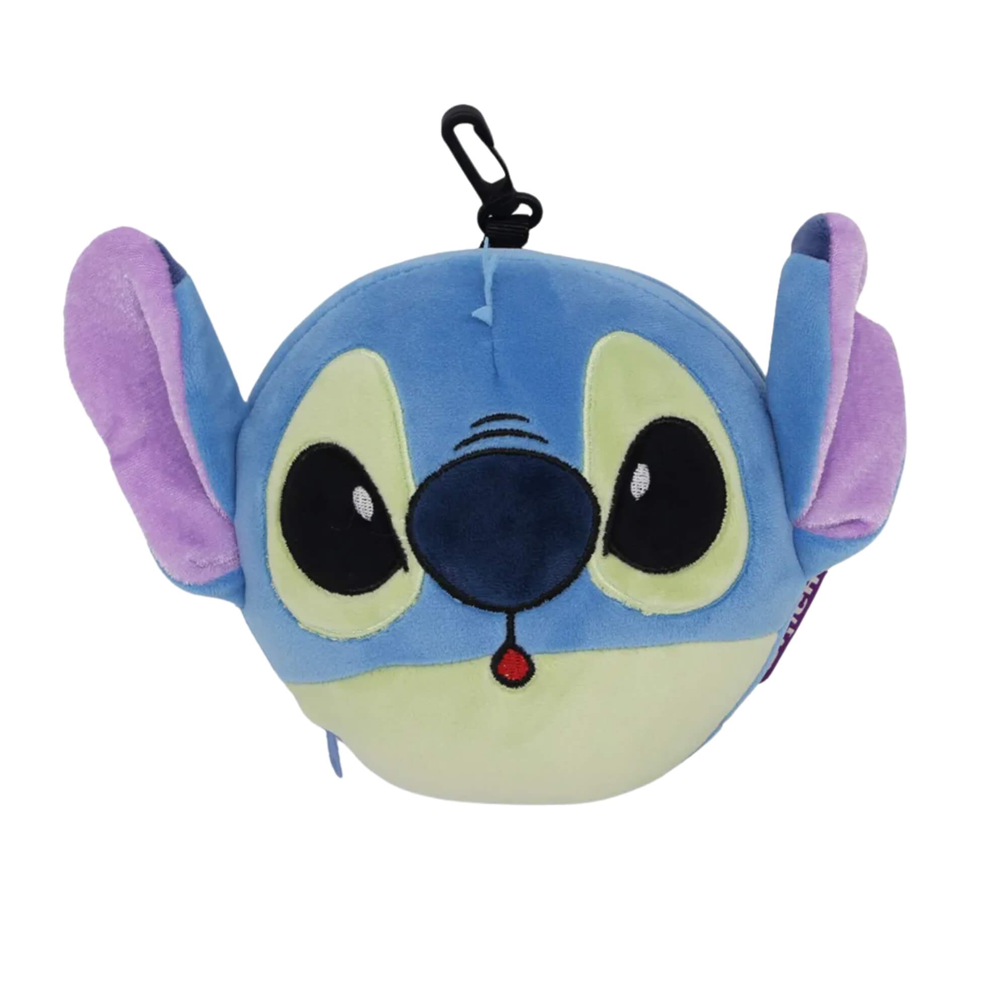 COMP Kit Soneca com Stitch Disney: Almofada com Manta + Máscara de Dormir com Almofada