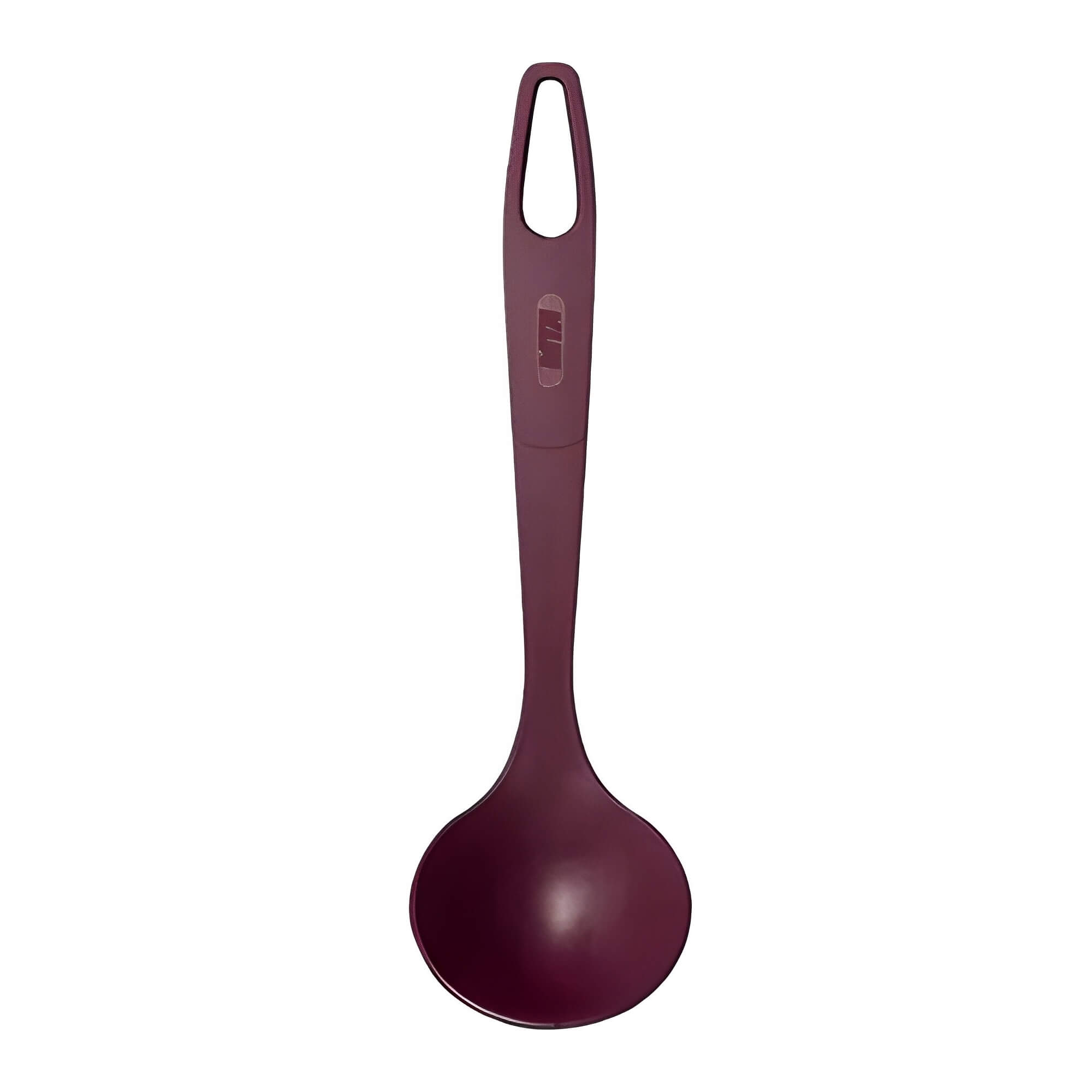 COMP Kit MTA: Panela de Pressão Antiaderente c/ Visor 4,5L Cereja + Concha de Nylon Supreme Vinho