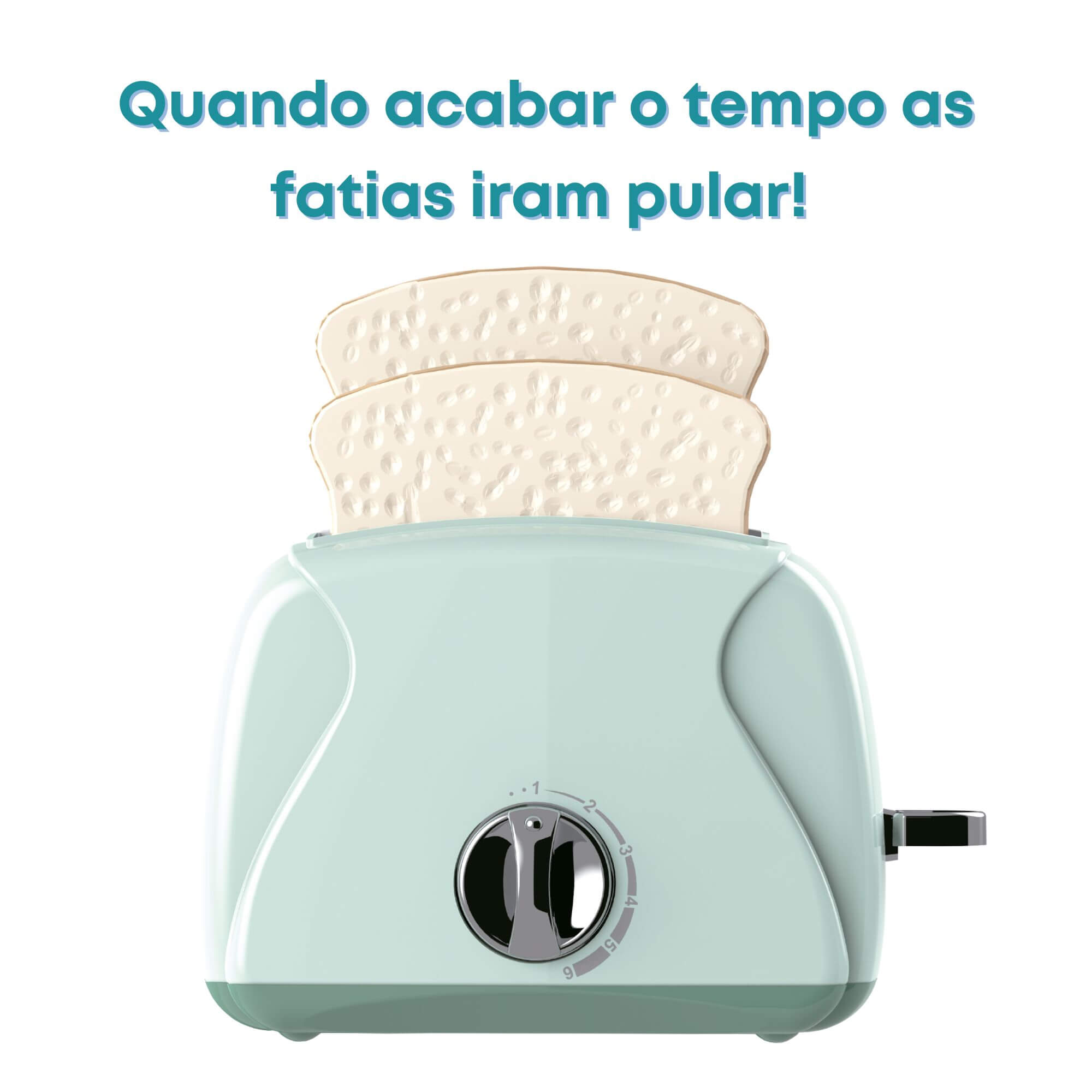 VAR Brinquedo Mini Cozinha Fenix - Linha Eletrodomésticos Infantis Interativos (Escolha o Modelo) Modelo:Torradeira