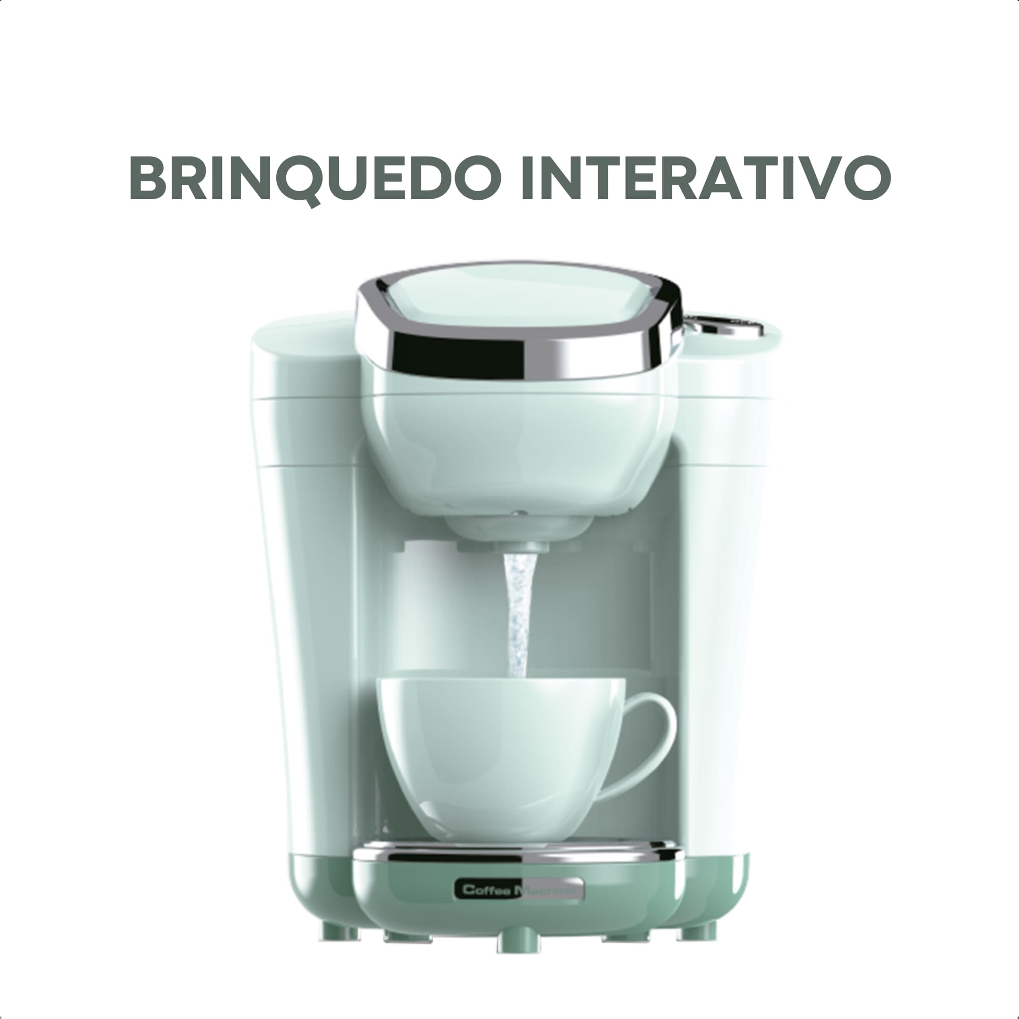 VAR Brinquedo Mini Cozinha Fenix - Linha Eletrodomésticos Infantis Interativos (Escolha o Modelo) Modelo:Cafeteira
