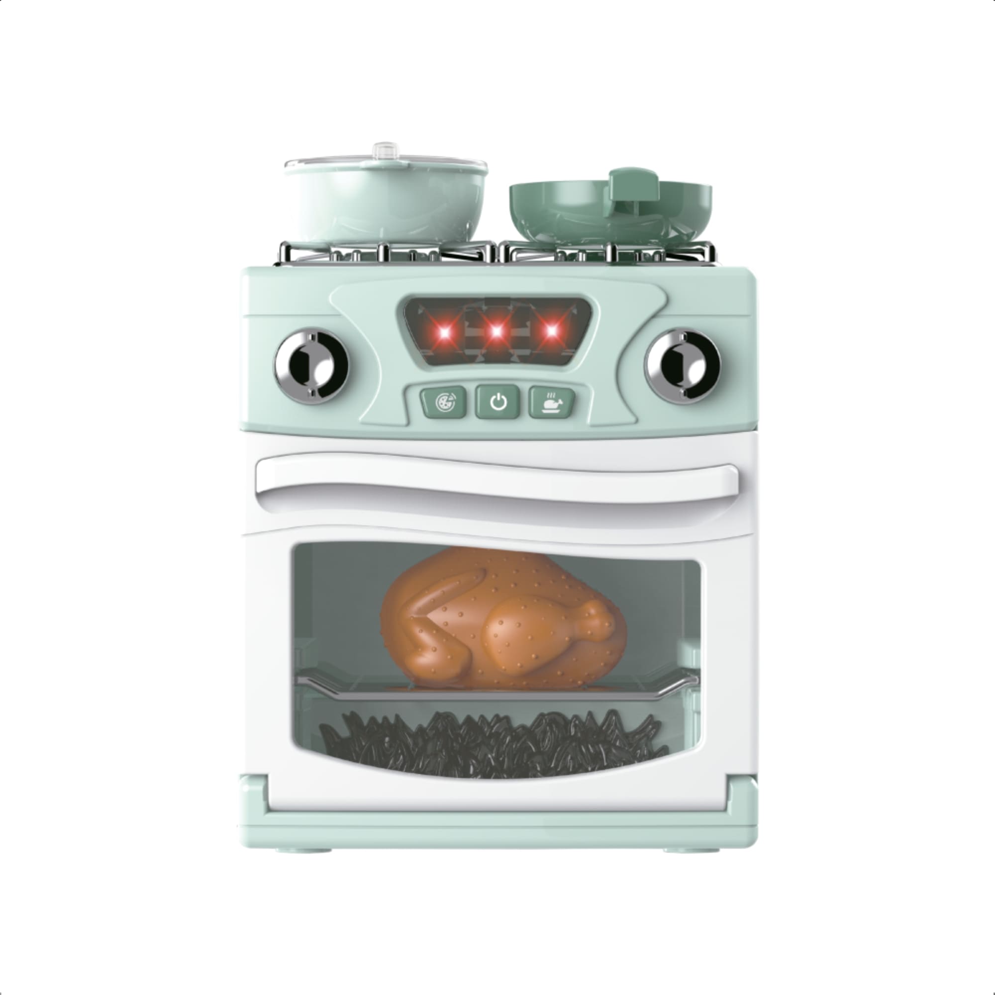 VAR Brinquedo Mini Cozinha Fenix - Linha Eletrodomésticos Infantis Interativos (Escolha o Modelo) Modelo:Fogão