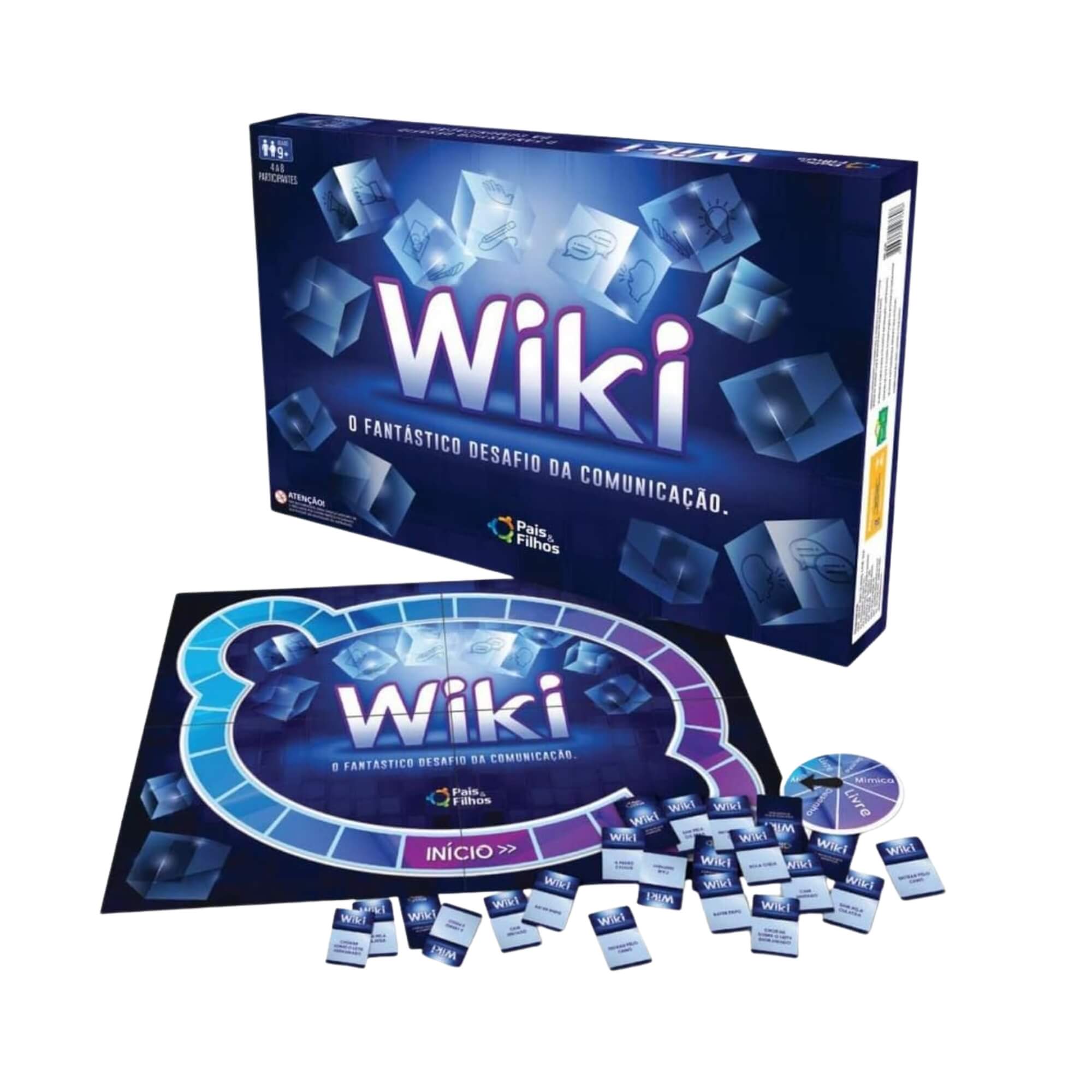 COMP Kit 3 Jogos Educativos Pais e Filhos: Wiki, Quem é Você e Cuca Legal (6+ Anos)