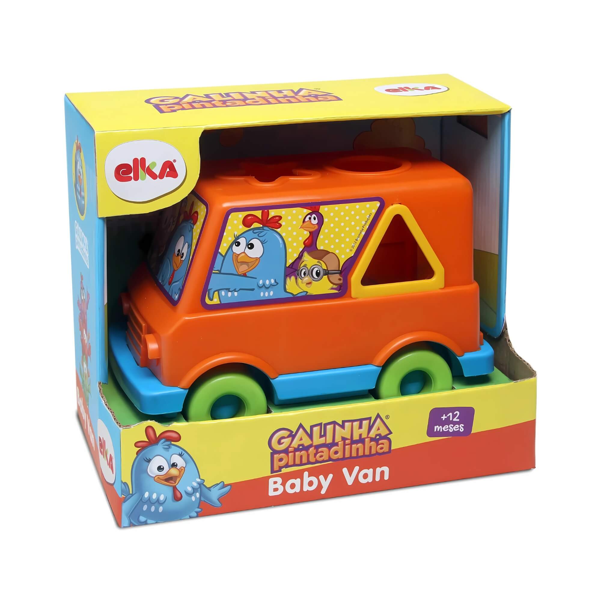 COMP Kit Brincando com Galinha Pintadinha: 2 Massinhas + Baby Van + Ovo Surpresa (3+ Anos)