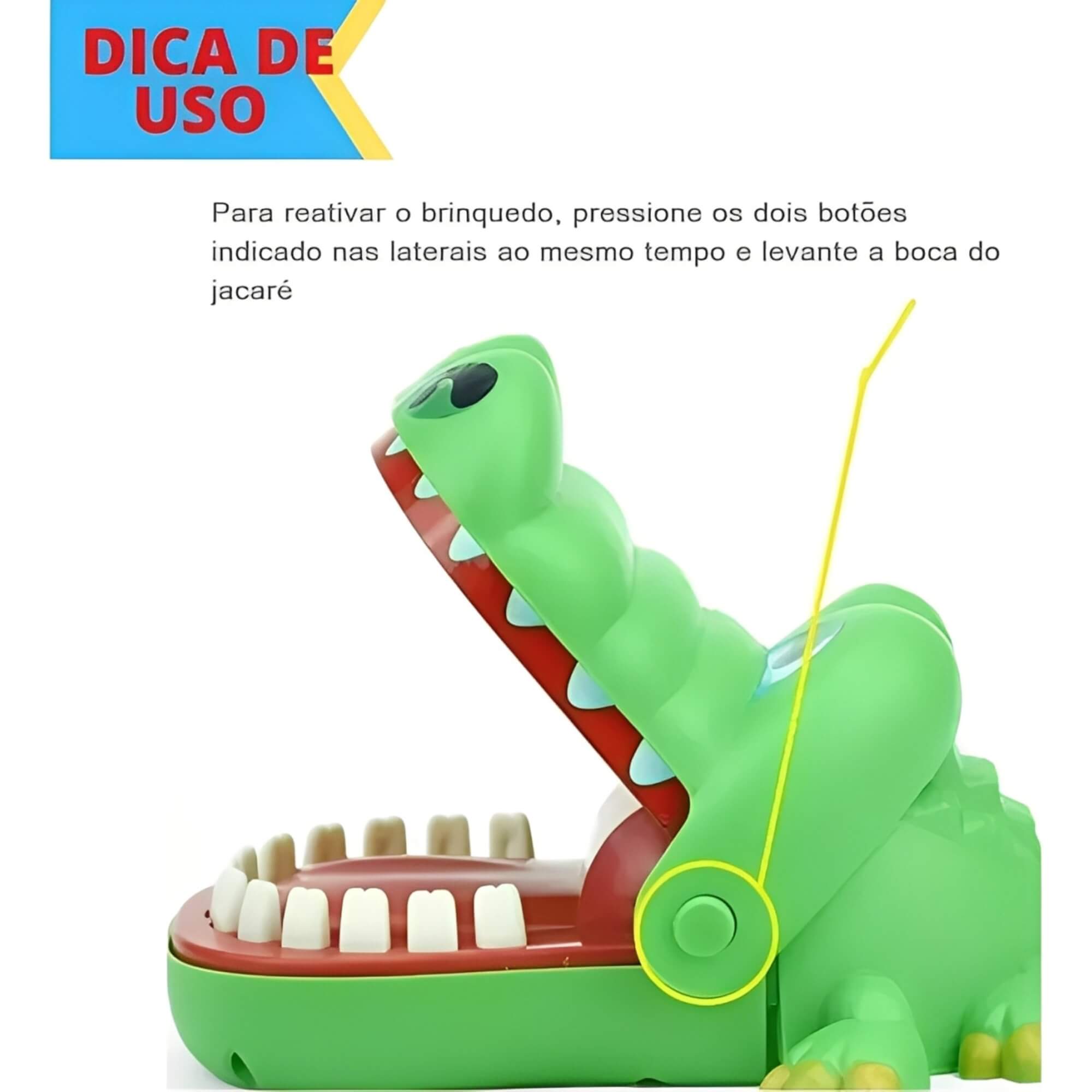 Brinquedo Infantil Jacaré Mordida Surpresa Zippy Toys - 11139