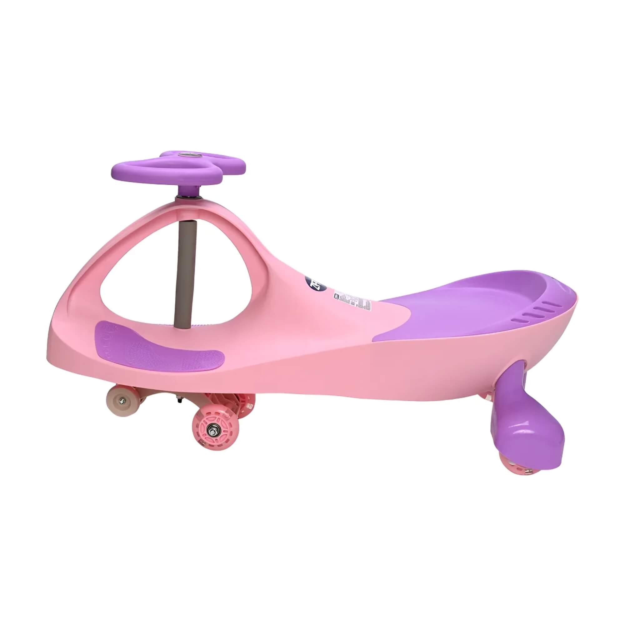Carrinho Zippy Car com Led Suporta Até 100kg cor Rosa Zippy Toys - 7312