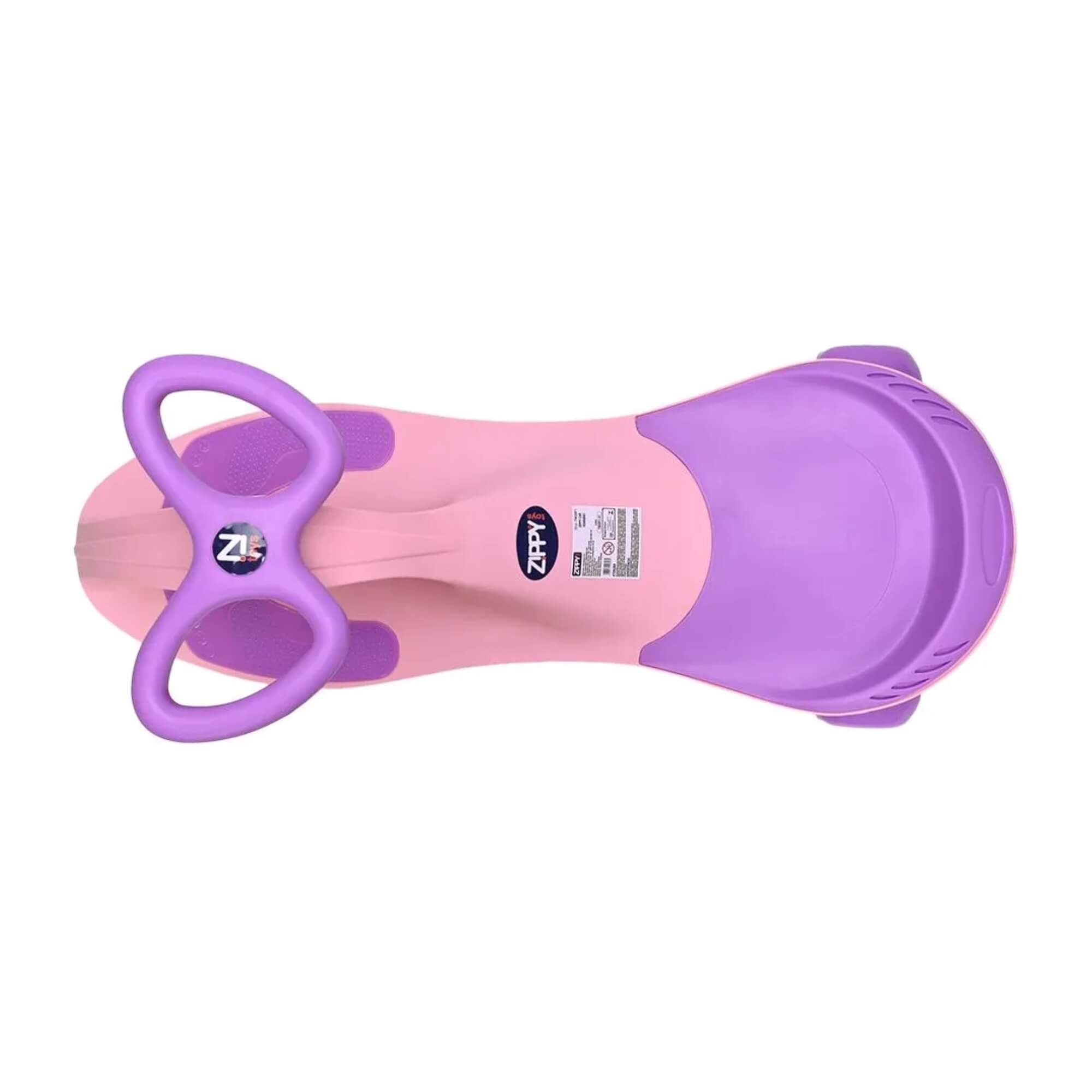 Carrinho Zippy Car com Led Suporta Até 100kg cor Rosa Zippy Toys - 7312