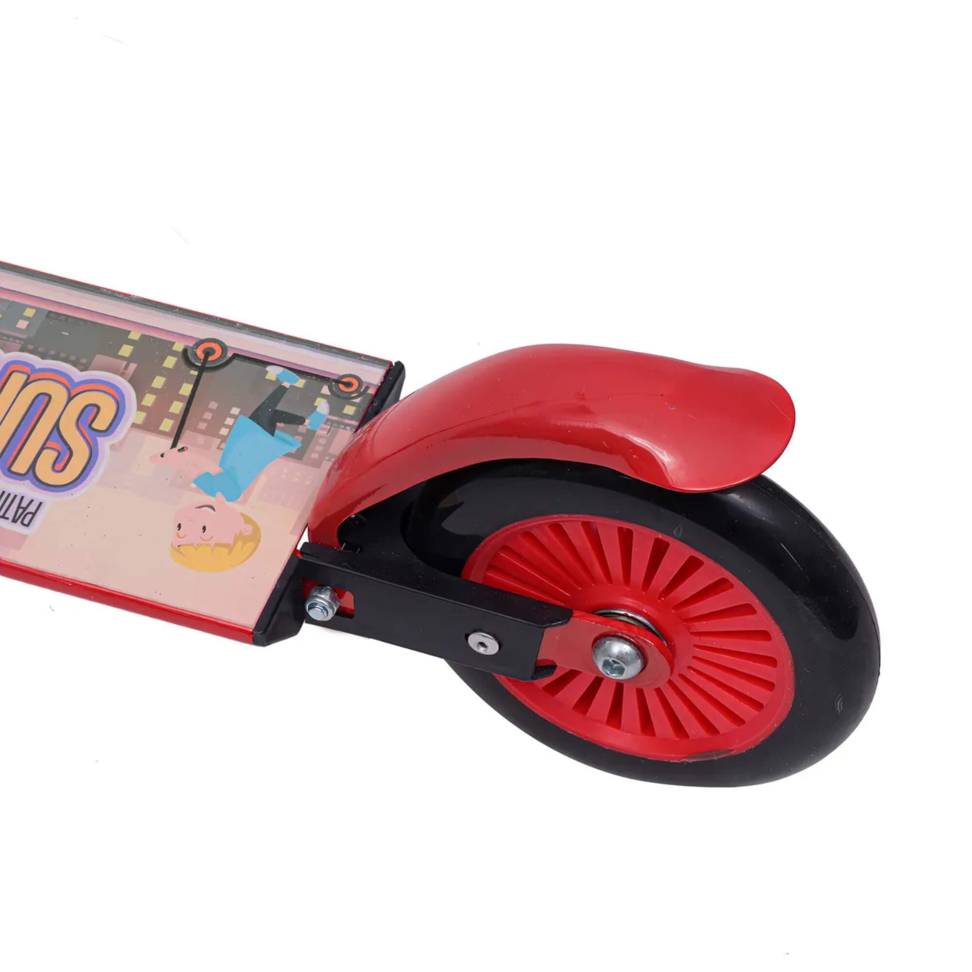 Patinete Infantil Dobrável Super Radical Vermelho Suporta até 50kg Zippy Toys - 8739