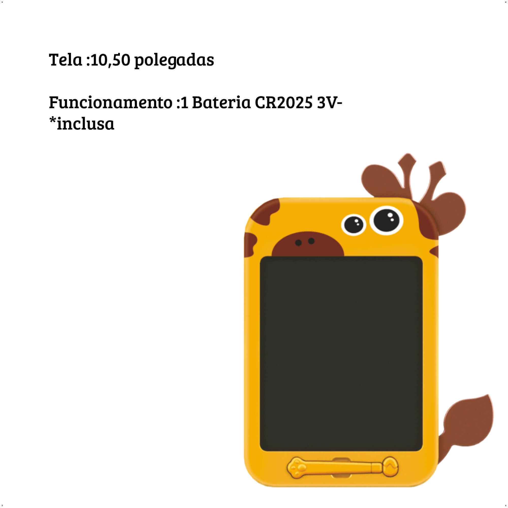 VAR Lousinha Mágica com Caneta Fenix LCD 10,5” Polegadas Fenix (Escolha o Modelo) Modelo:Girafa